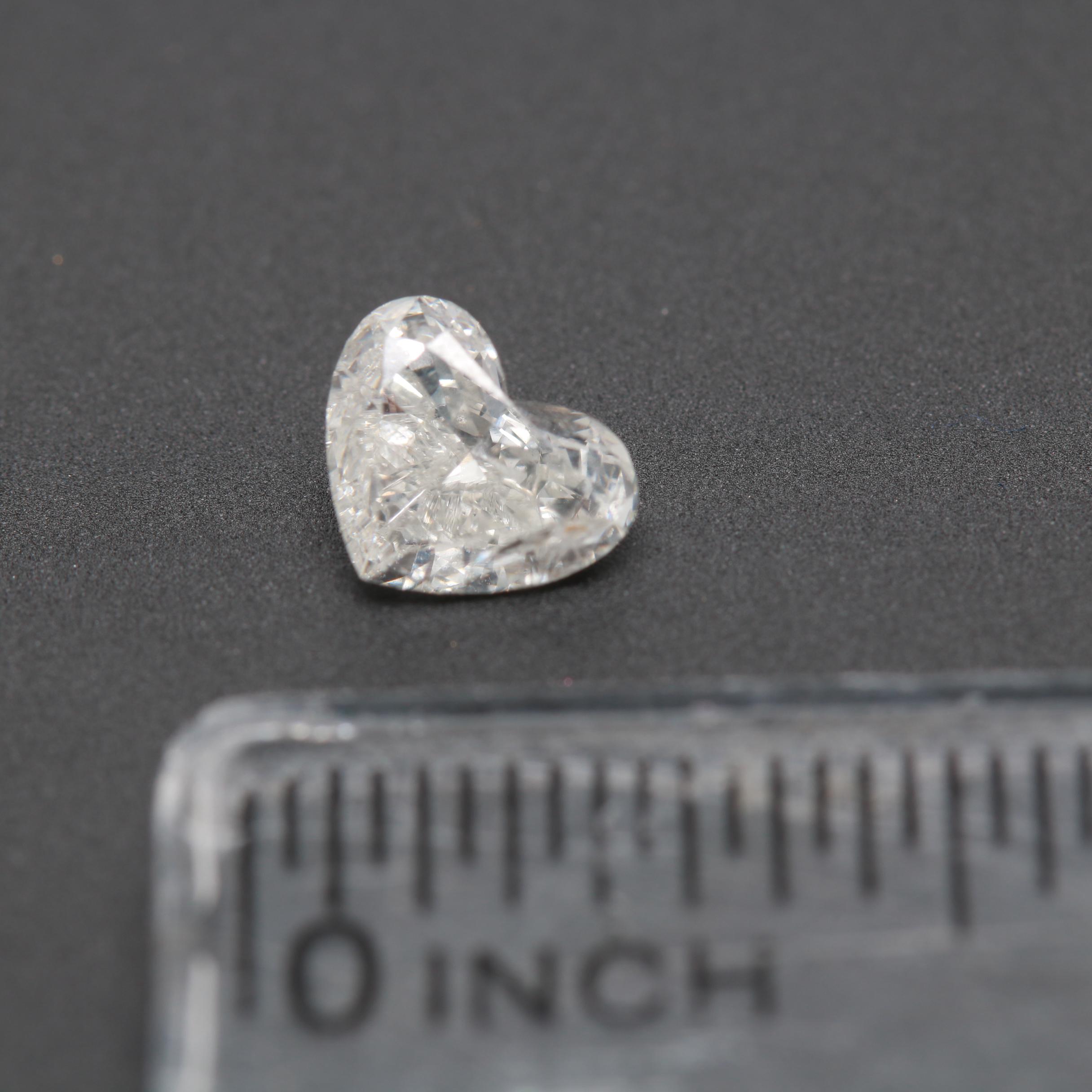 0.54 CT Loose Heart Shaped Diamond
