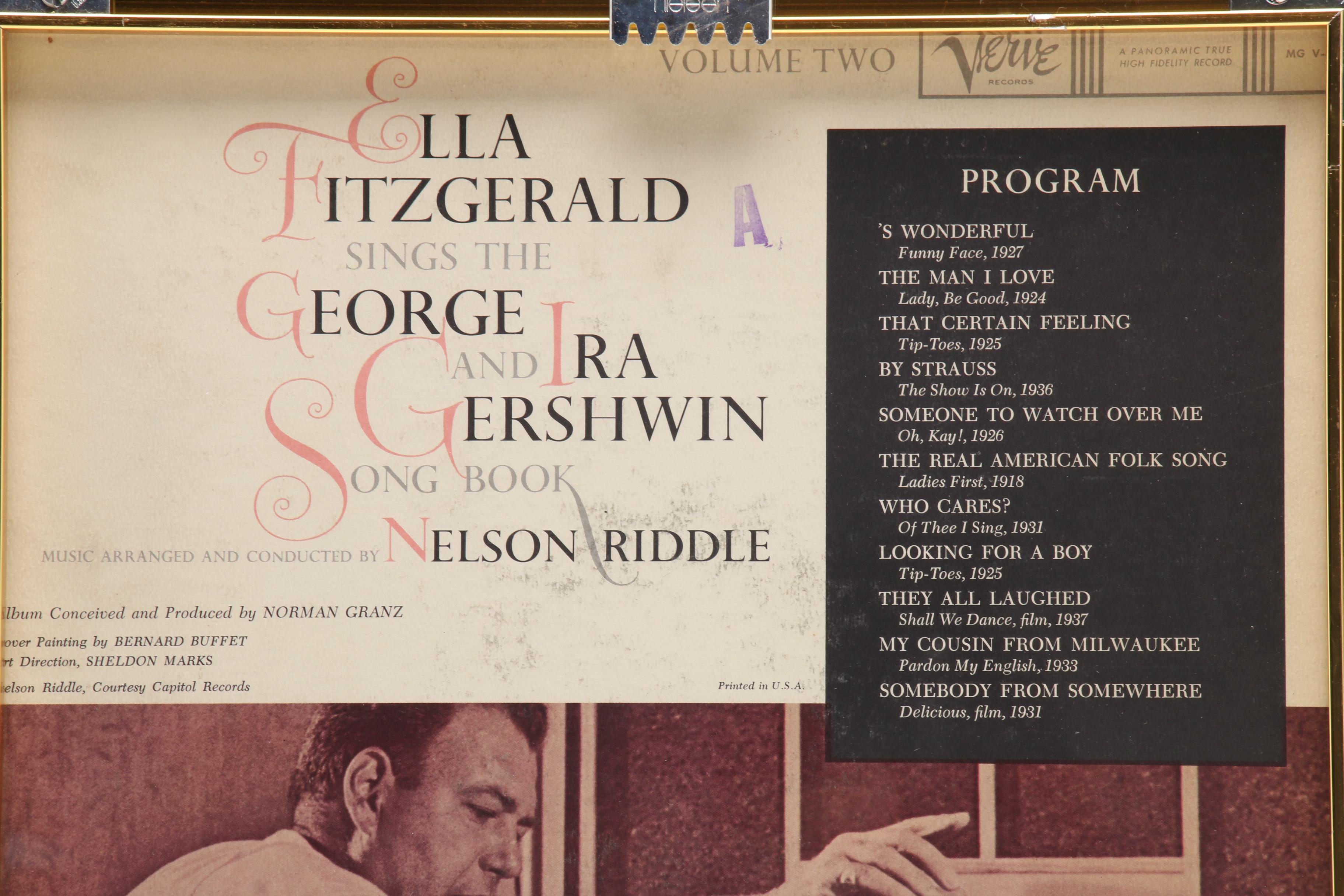 Ella Fitzgerald Album Cover Designed by Bernard Buffet