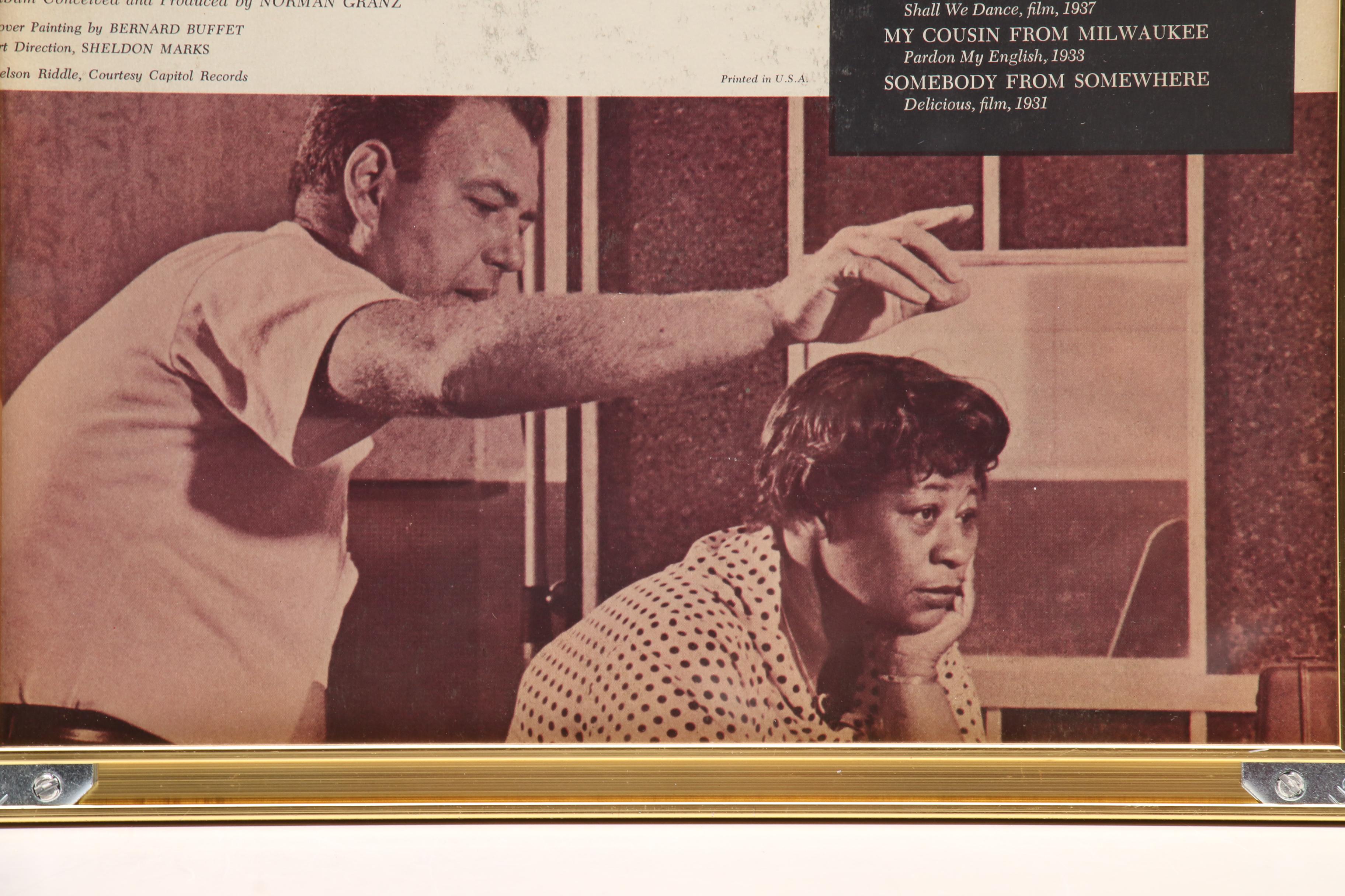 Ella Fitzgerald Album Cover Designed by Bernard Buffet