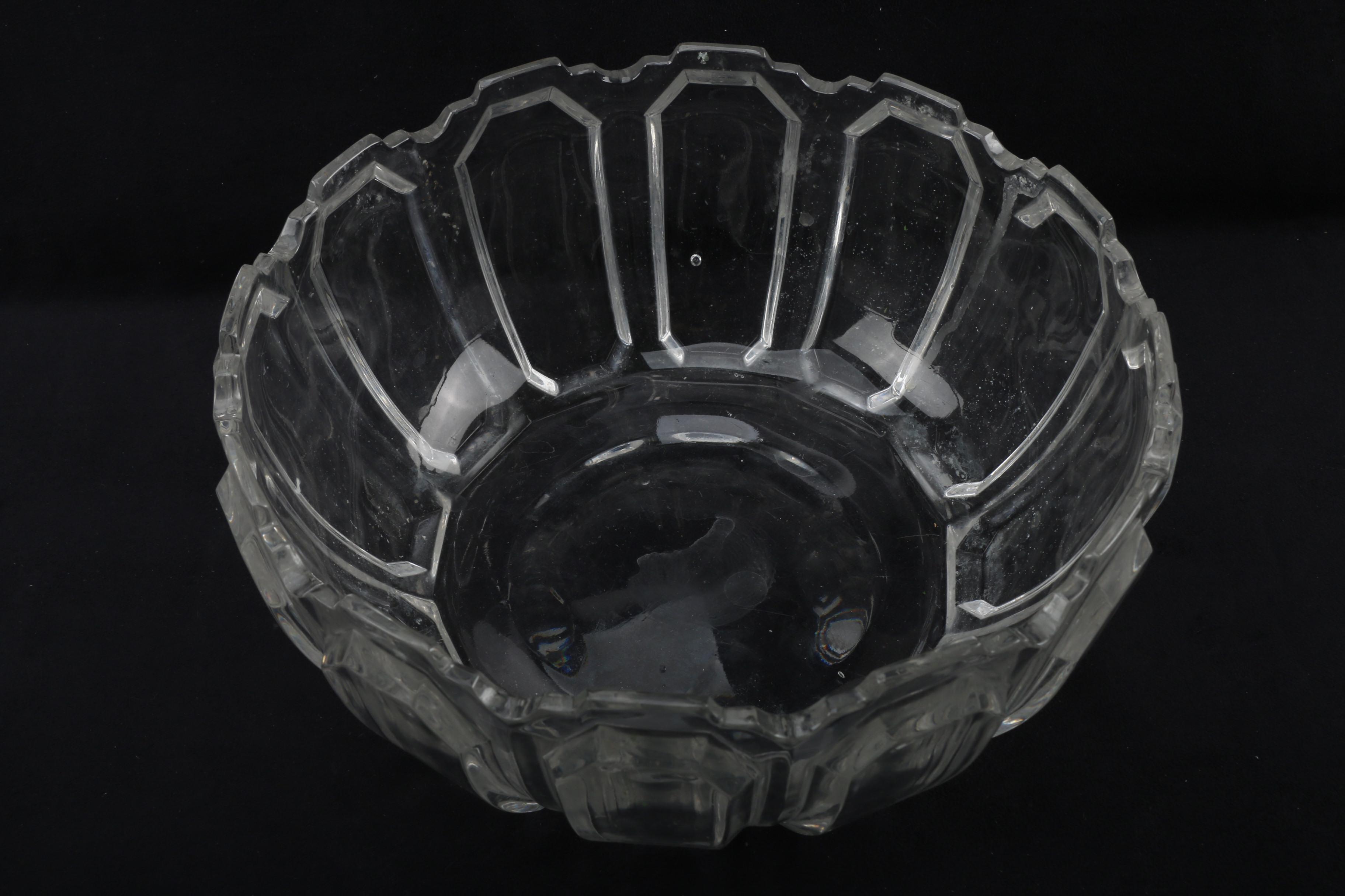 Crystal Bowl with Orrefors "Corona" Medium Bowl