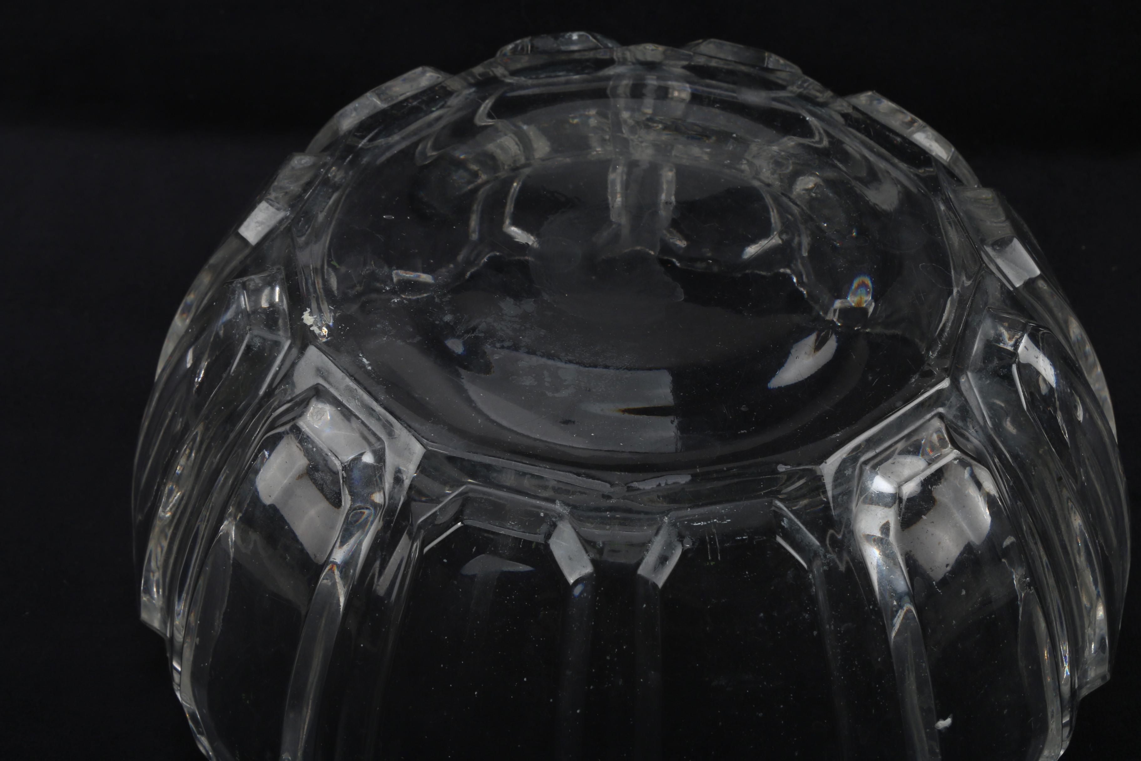 Crystal Bowl with Orrefors "Corona" Medium Bowl
