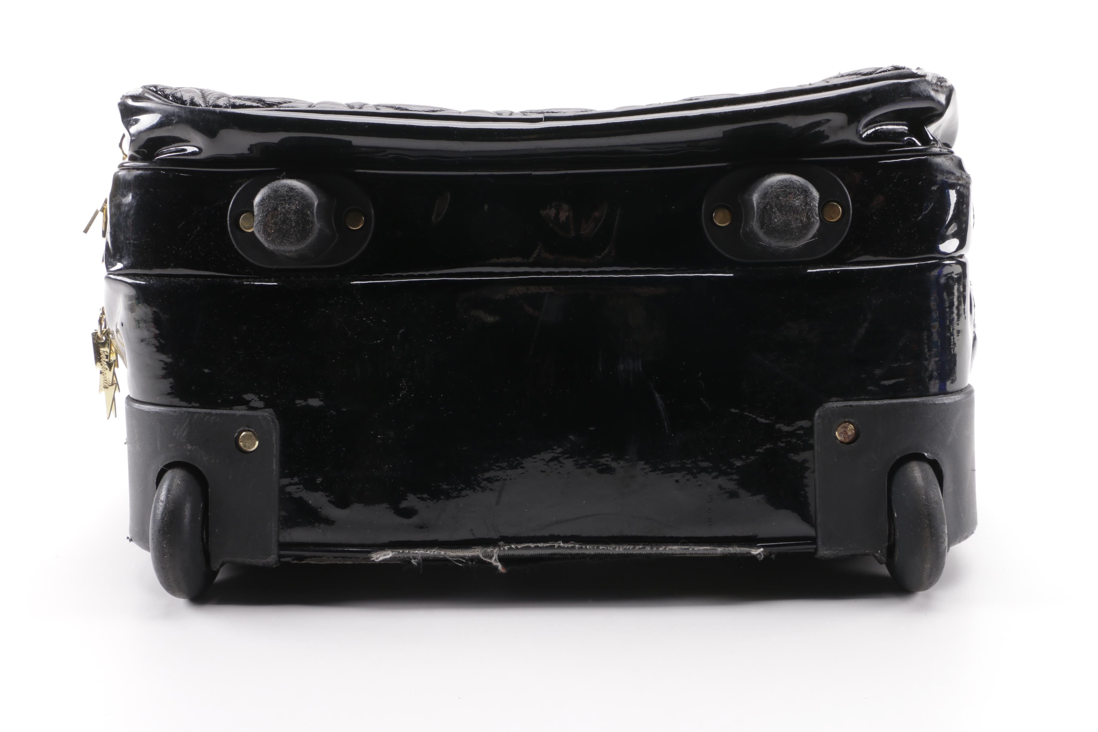 Betsey Johnson Betseyville Rolling Briefcase Weekender Bag