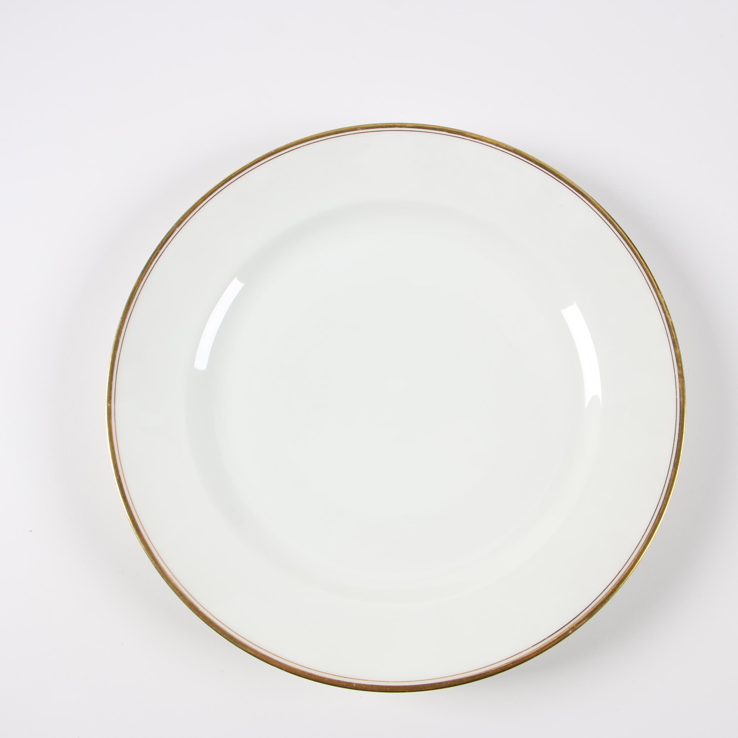 Haviland Limoges Porcelain Dinnerware with Crown Staffordshire Gravy Boat