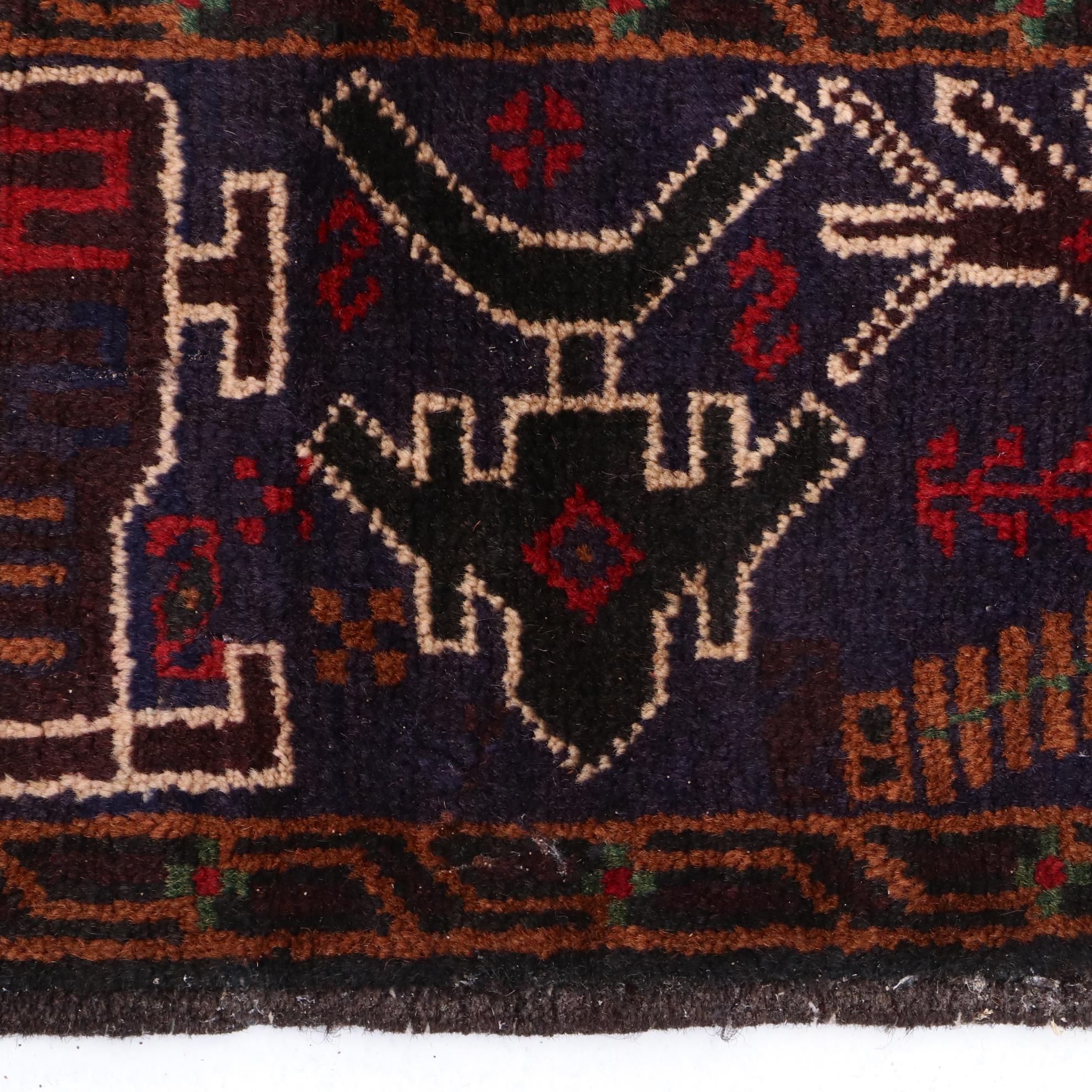 Hand-Knotted Afghani War Rug