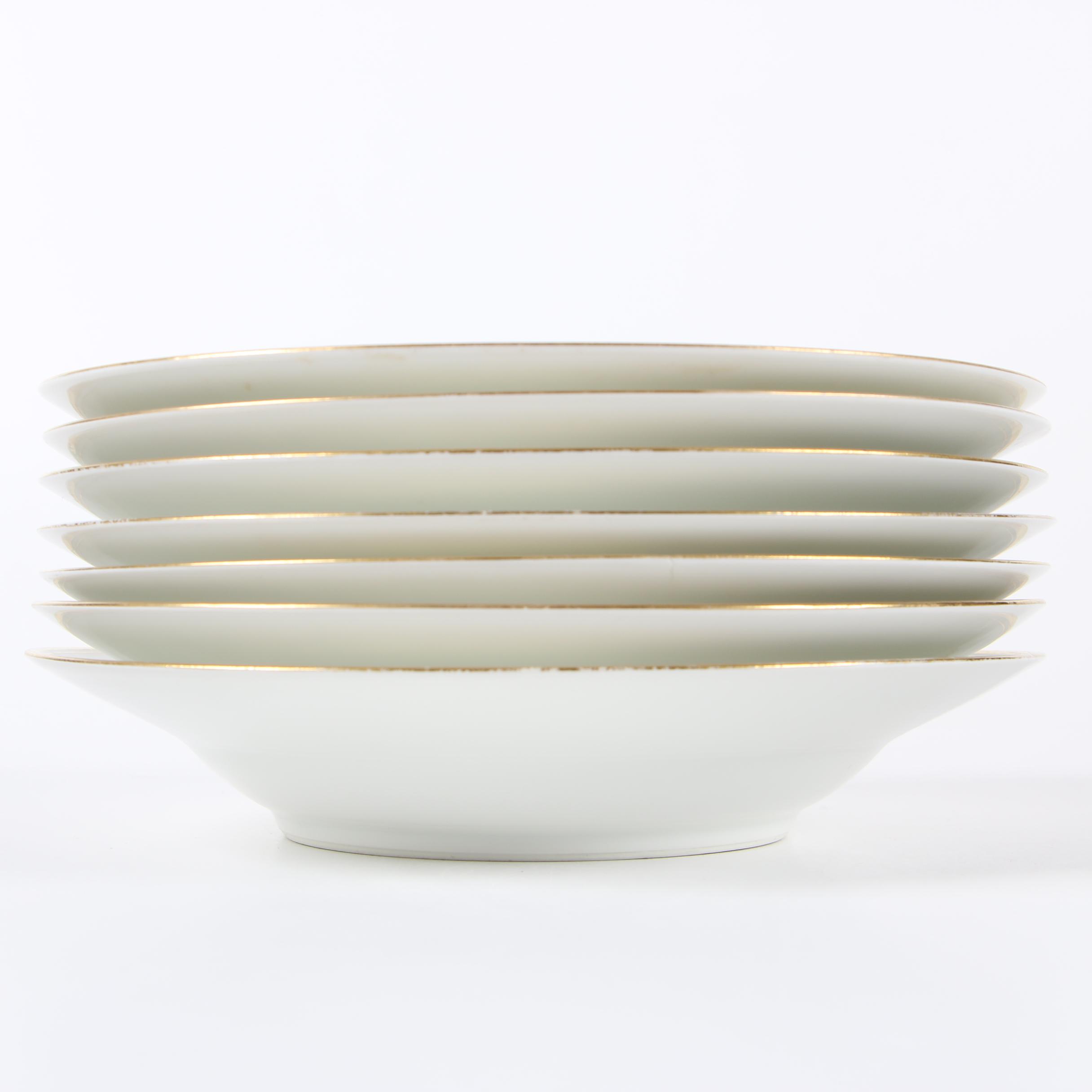 Haviland Limoges Porcelain Dinnerware with Crown Staffordshire Gravy Boat