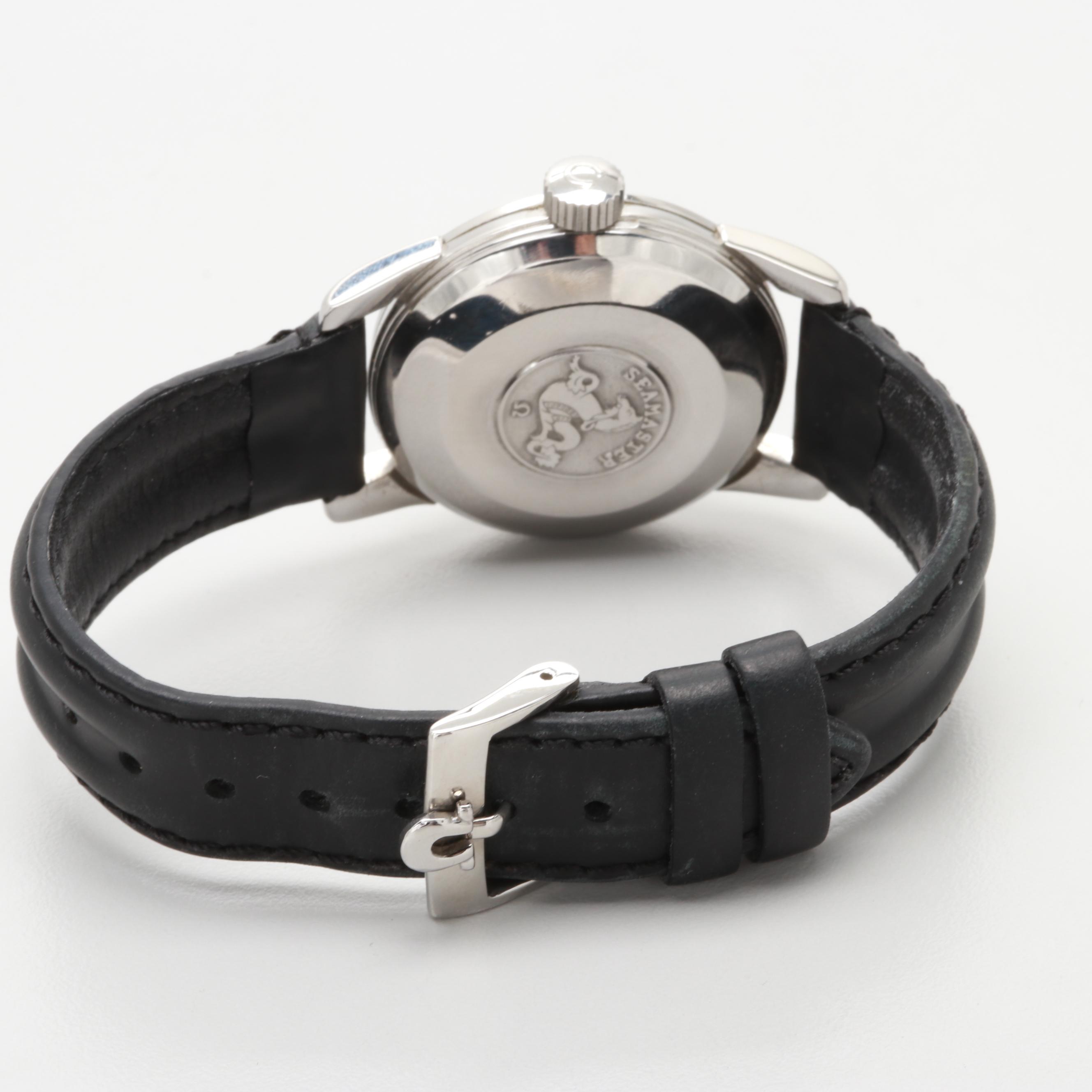 Omega Stainless Steel Seamaster Automatic Watch With Calendar, Circa 1960