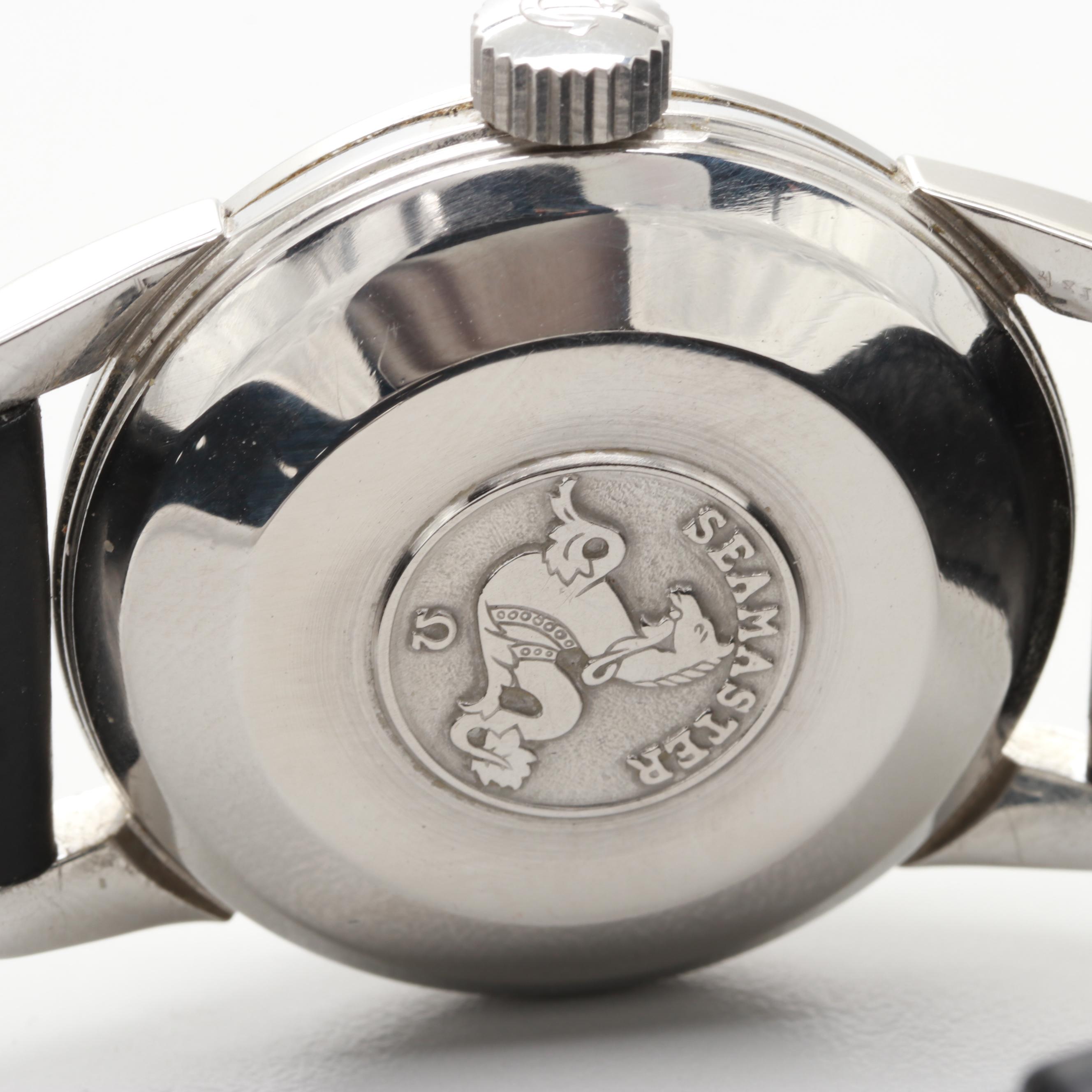 Omega Stainless Steel Seamaster Automatic Watch With Calendar, Circa 1960