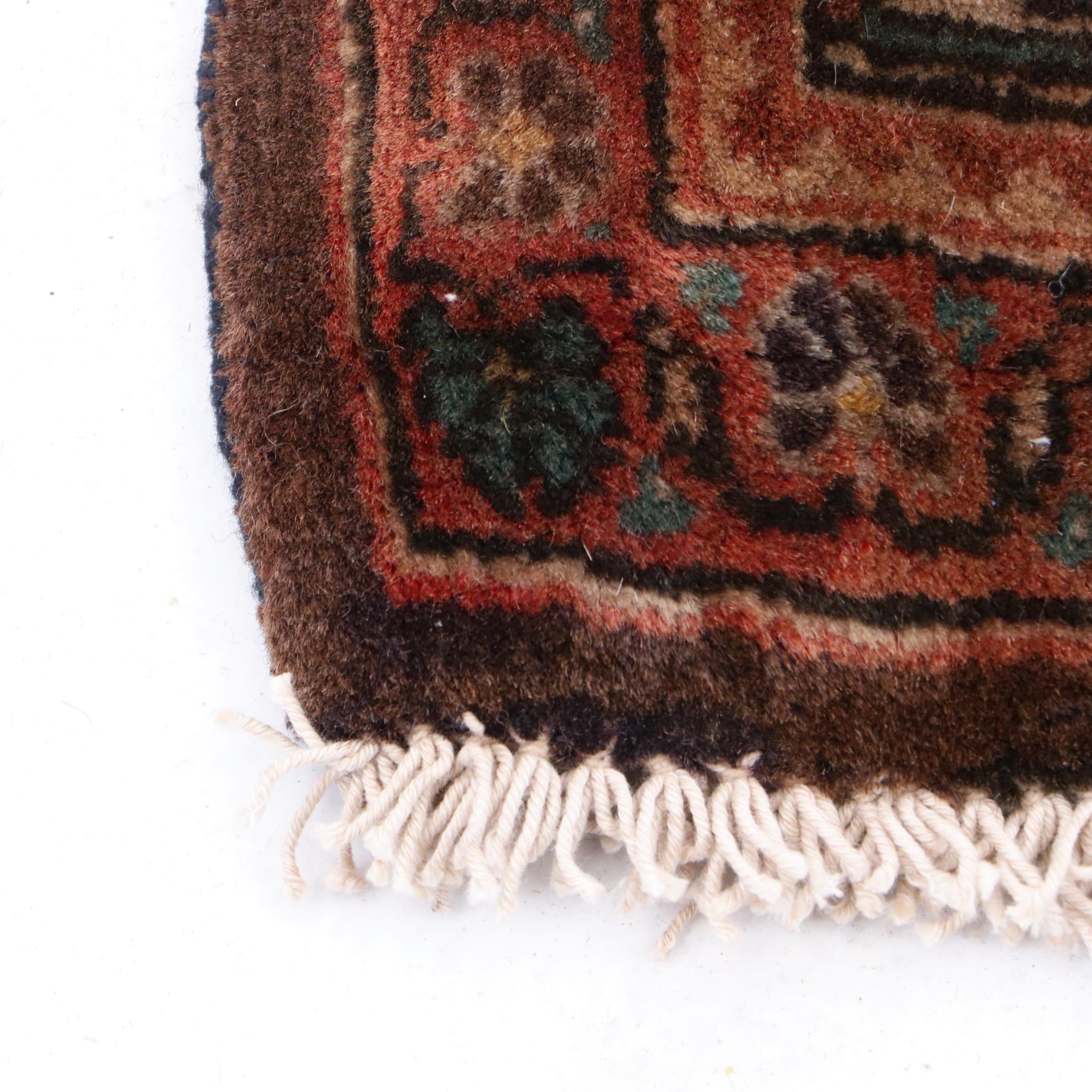 Hand-Knotted Persian Bijar Rug