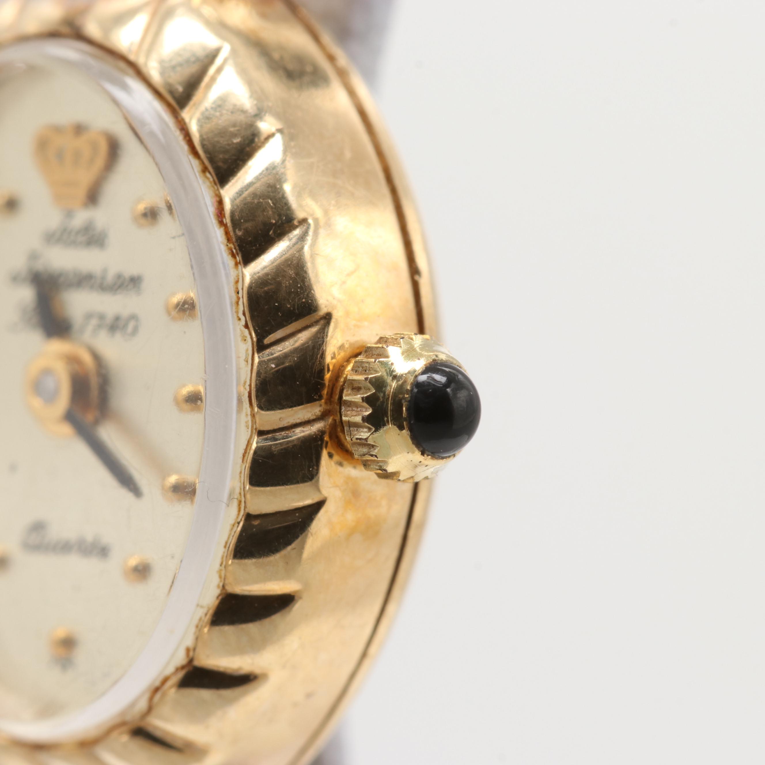 Jules Jurgensen 14K Yellow Gold Quartz Watch