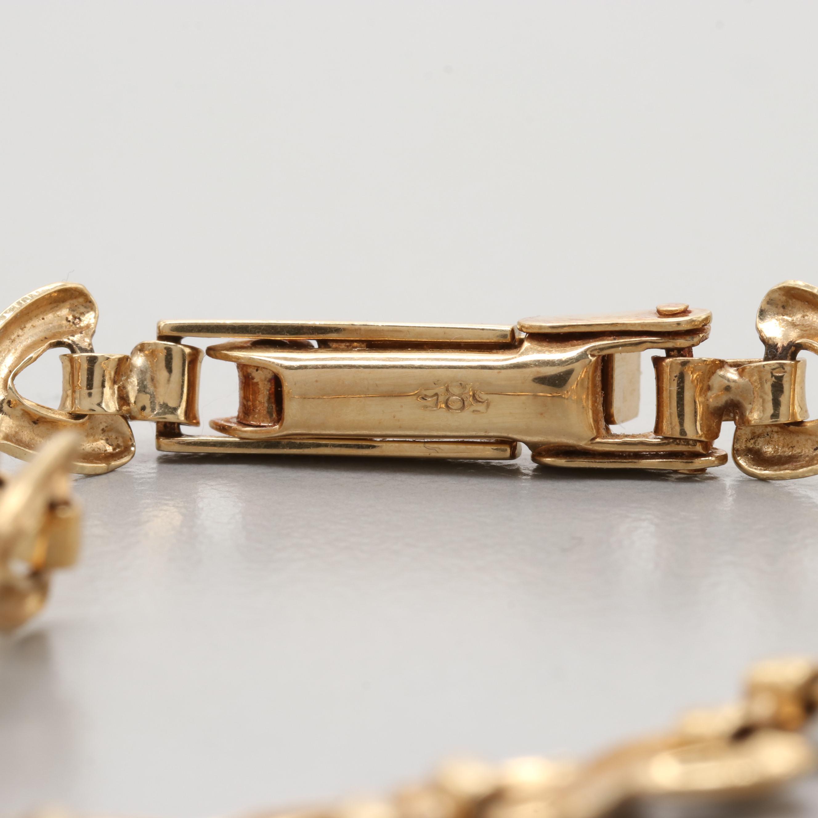 Jules Jurgensen 14K Yellow Gold Quartz Watch