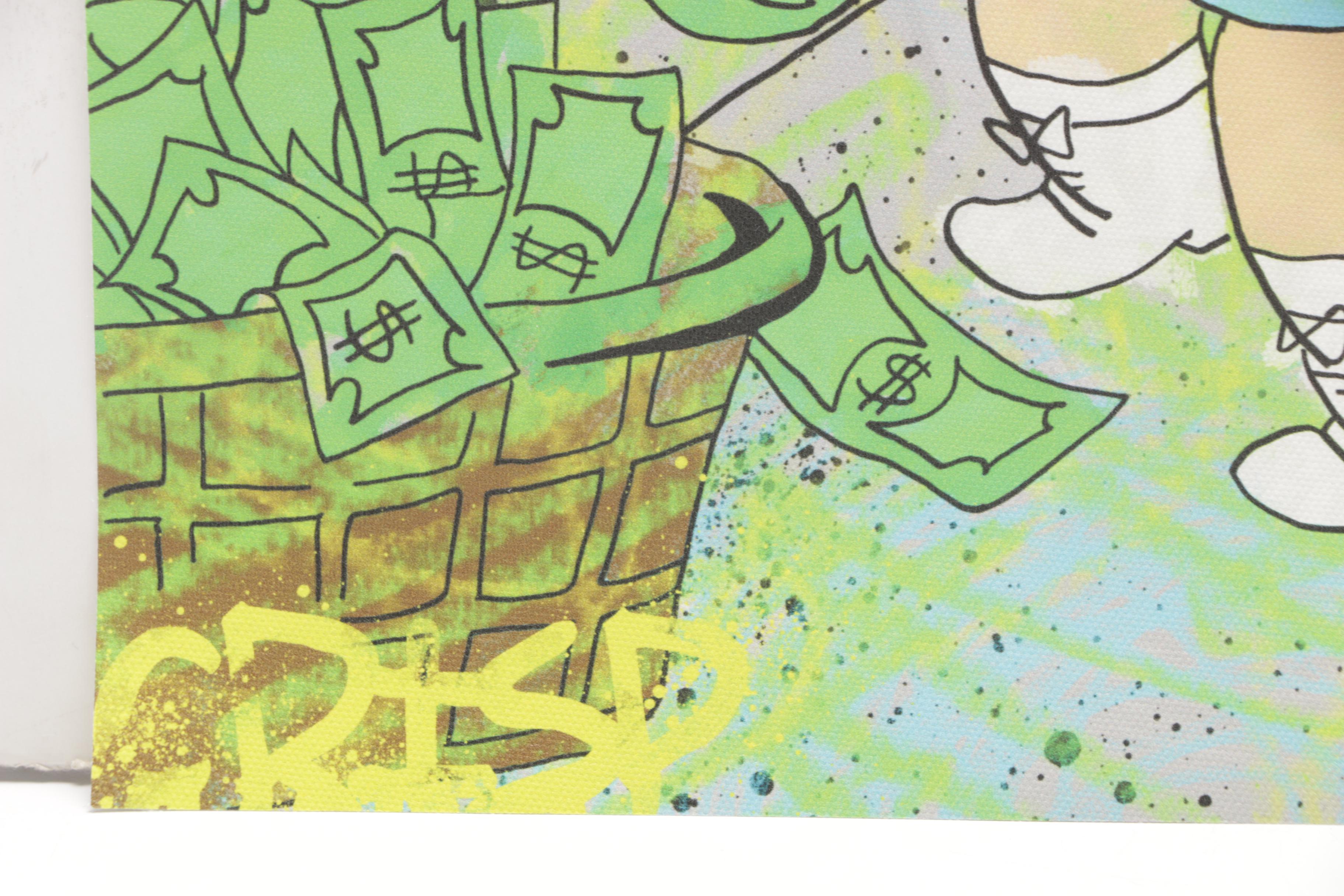 Crisp Limited Edition Pop-Art Giclee of Richie Rich "Money Laundering"