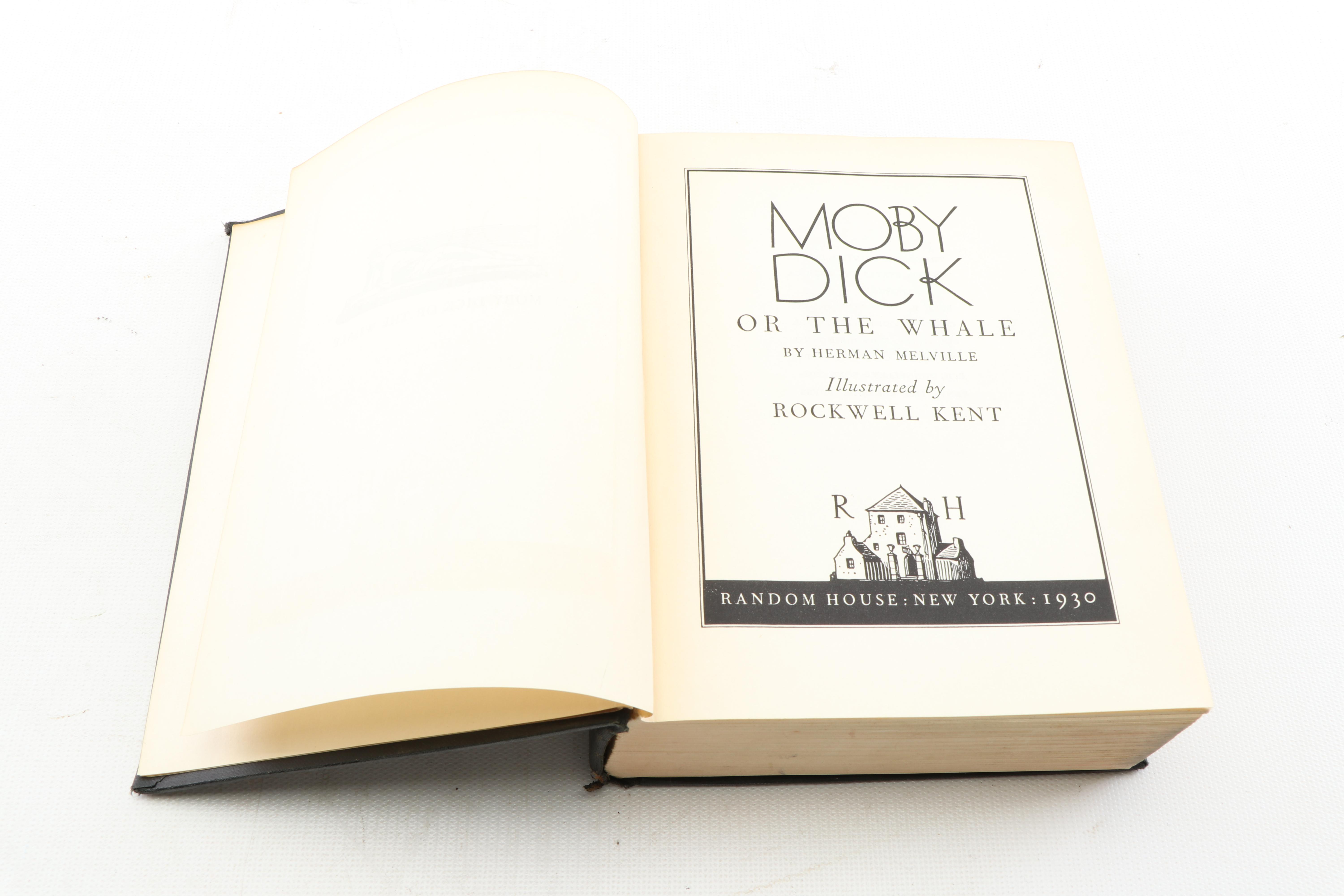 Rockwell Kent Illustrated "Moby Dick" by Herman Melville, 1930