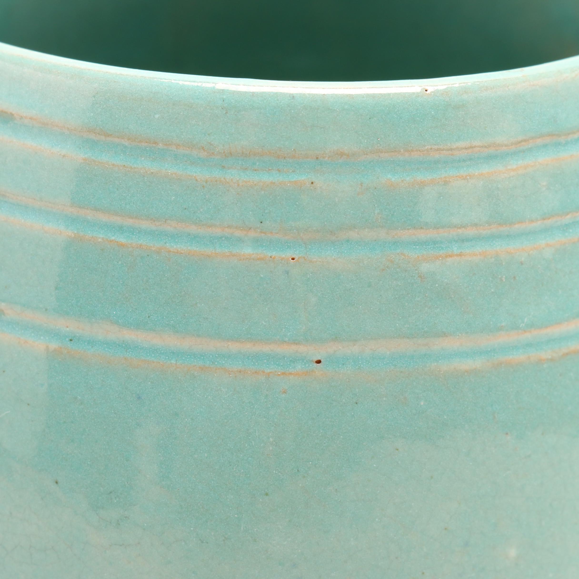 Wheel Thrown Roadside Craftsmen Stoneware Mugs, Early to Mid-20th Century