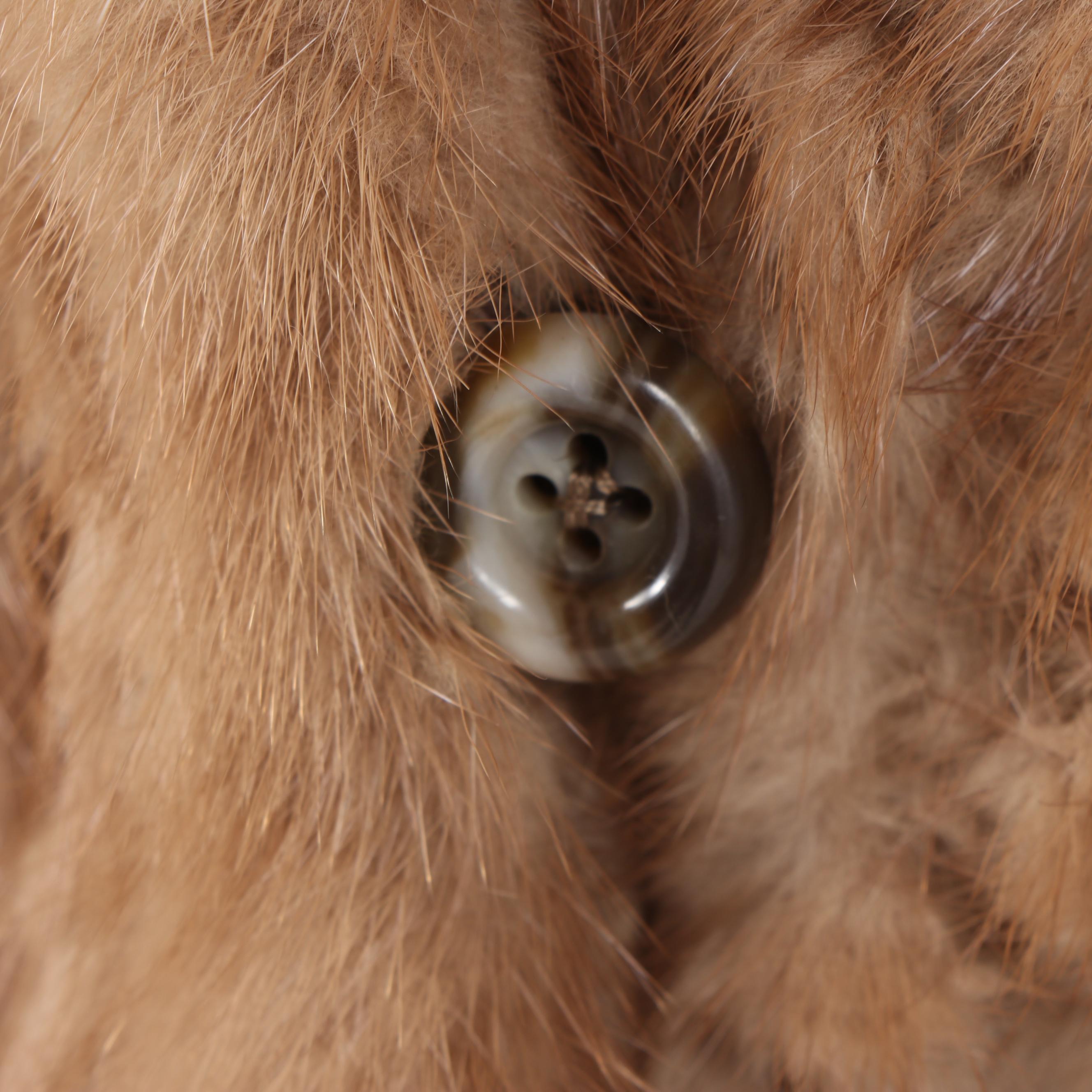 Vintage Swartz Pastel Mink Fur Jacket