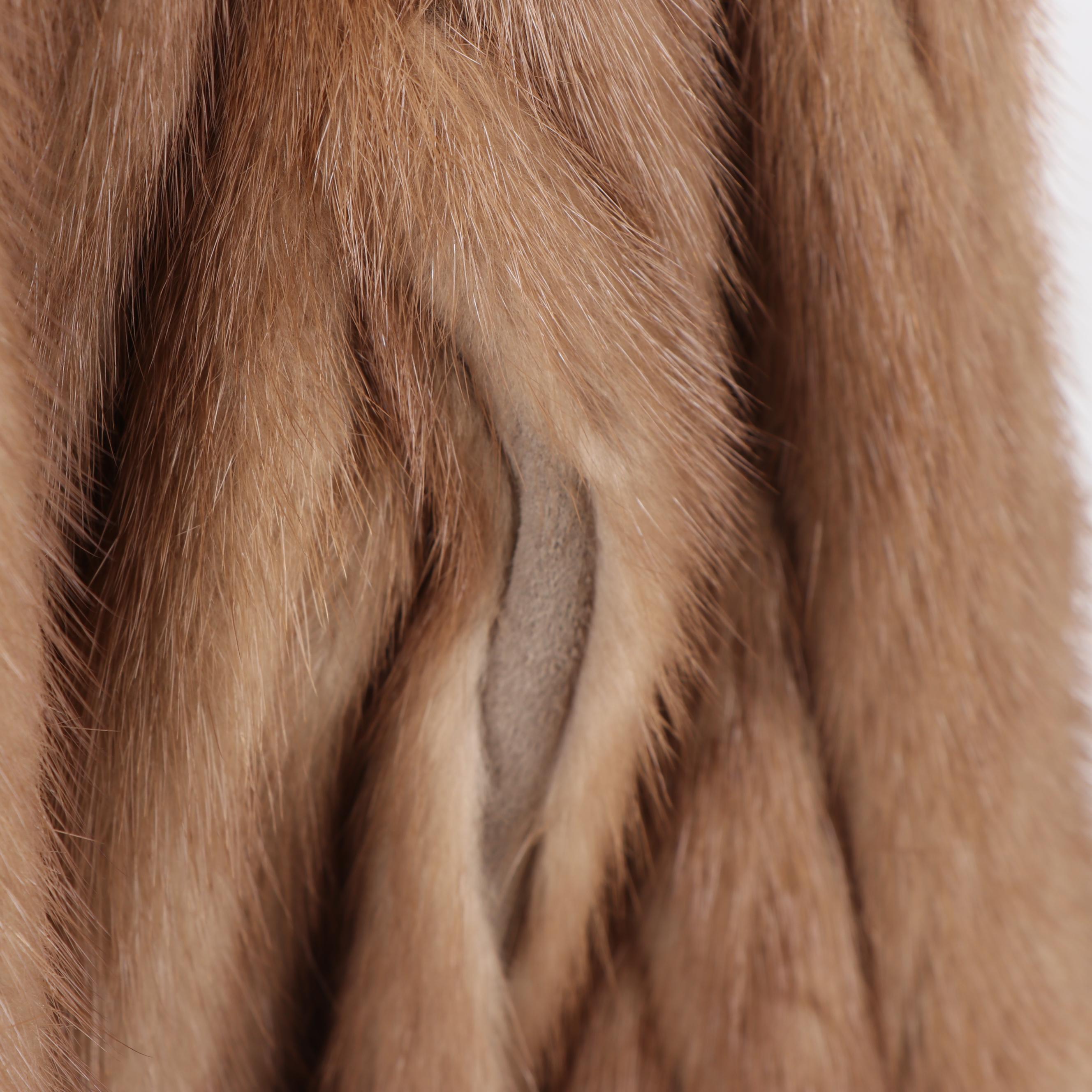 Vintage Swartz Pastel Mink Fur Jacket