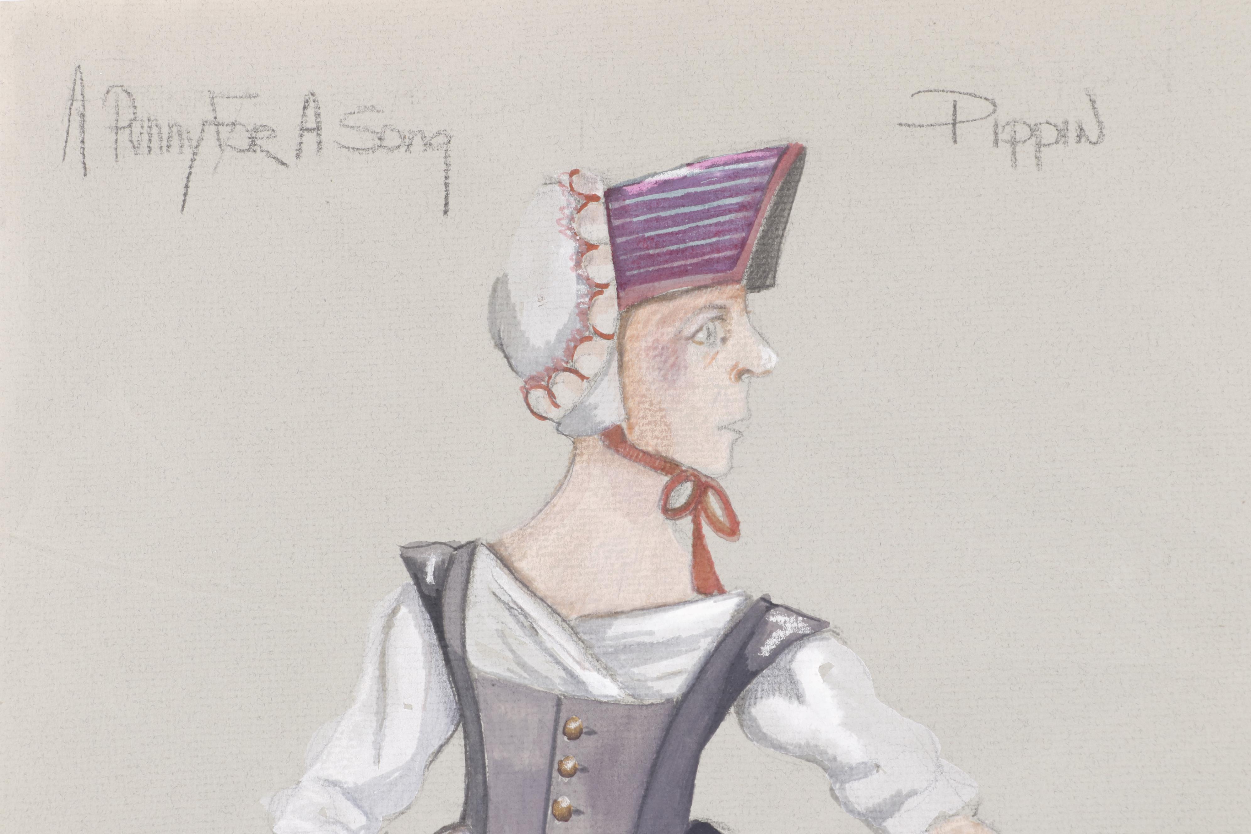 John Glaser "A Penny for a Song" Stage Costume Designs