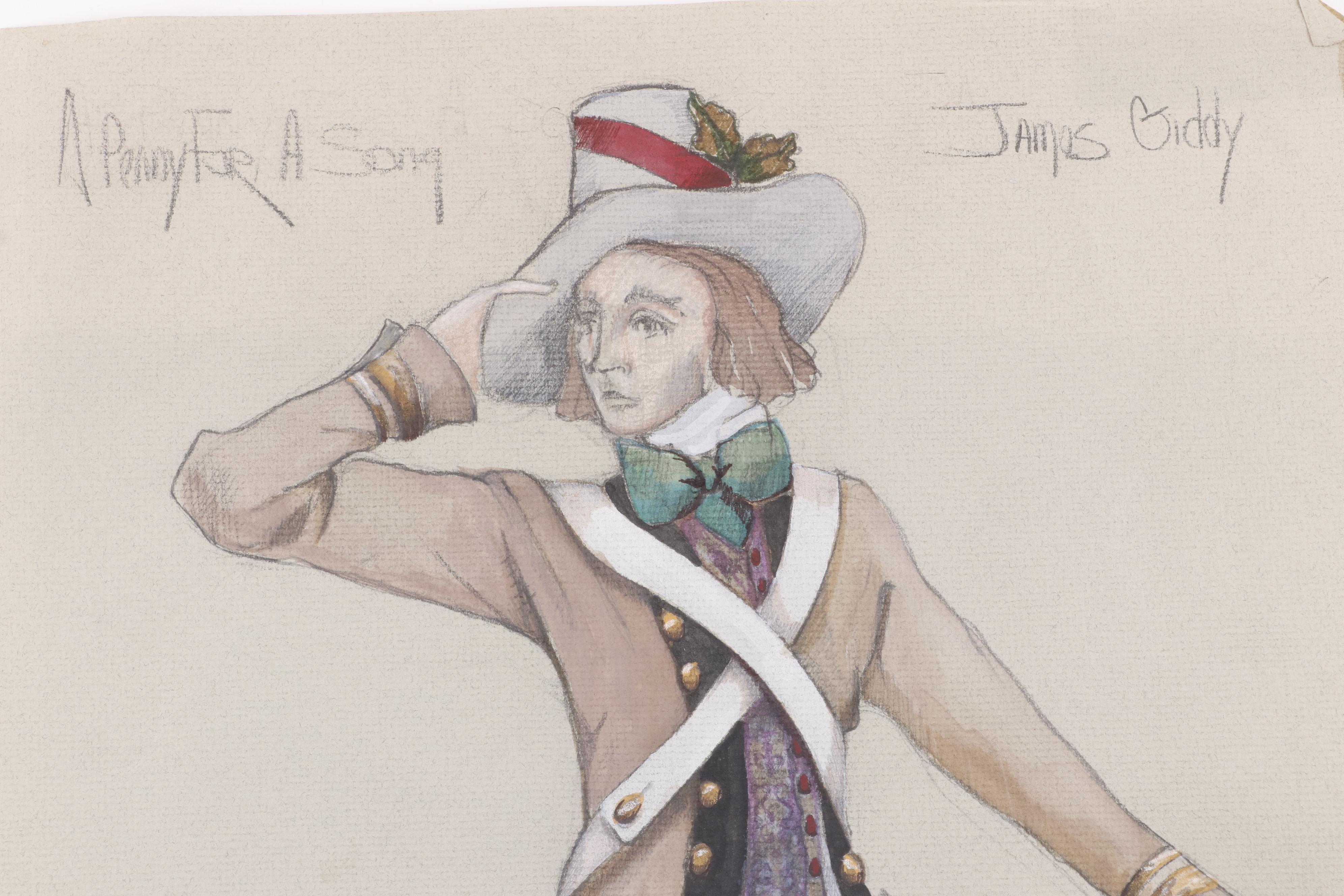 John Glaser "A Penny for a Song" Stage Costume Designs