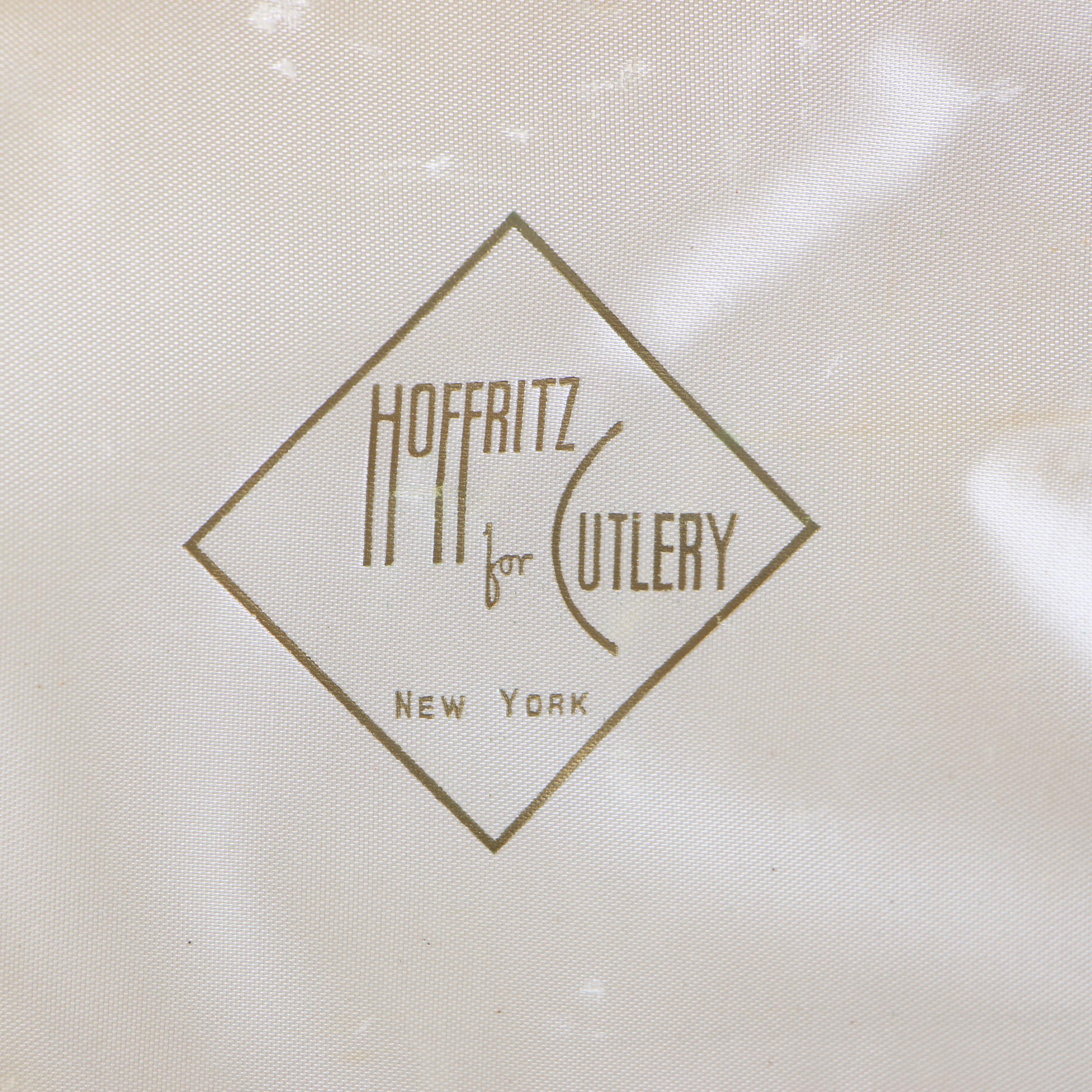 Hoffritz German Stainless Steel and Stag Handle Carving Set