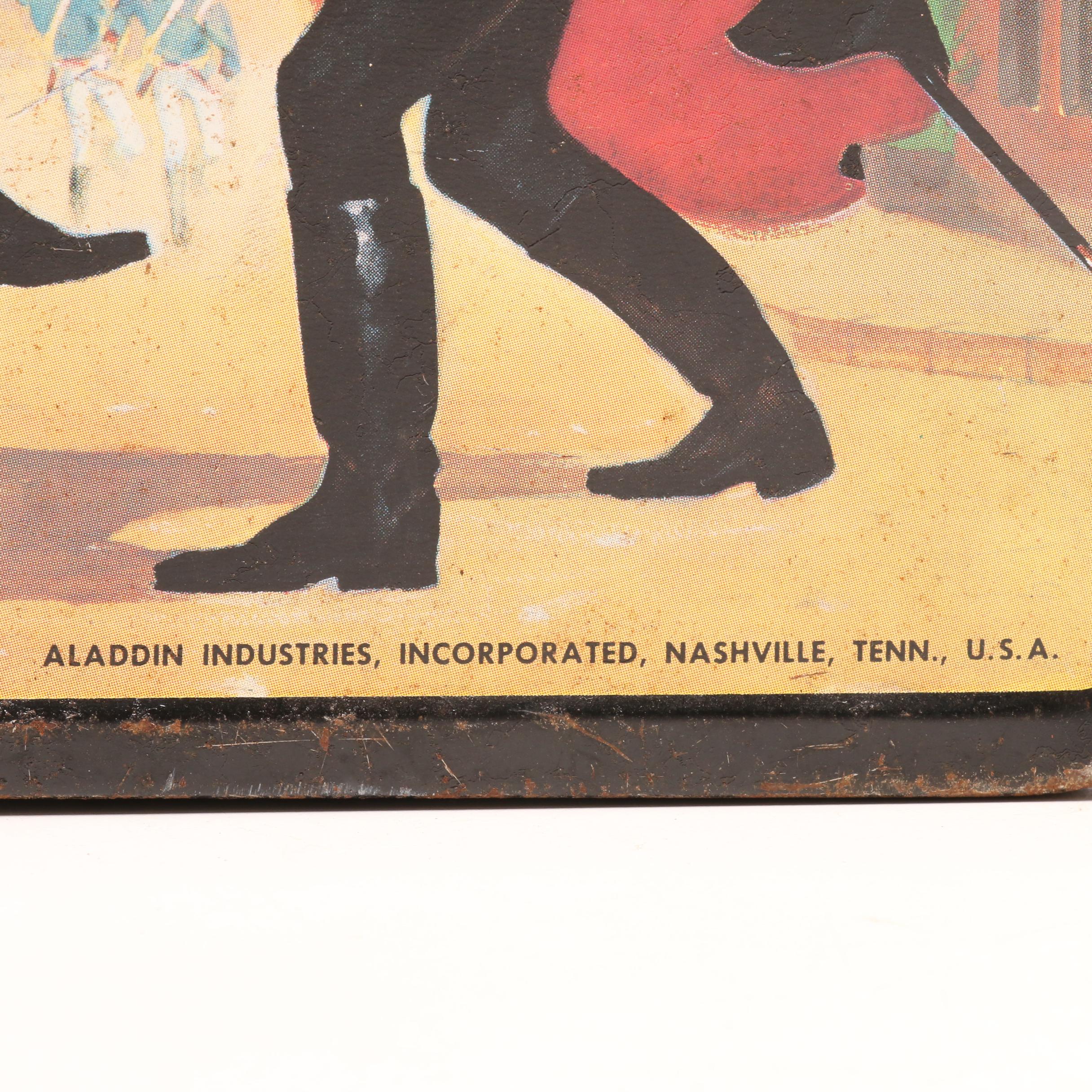 1950s Walt Disney "Zorro" Aladdin Industries Metal Lunch Box