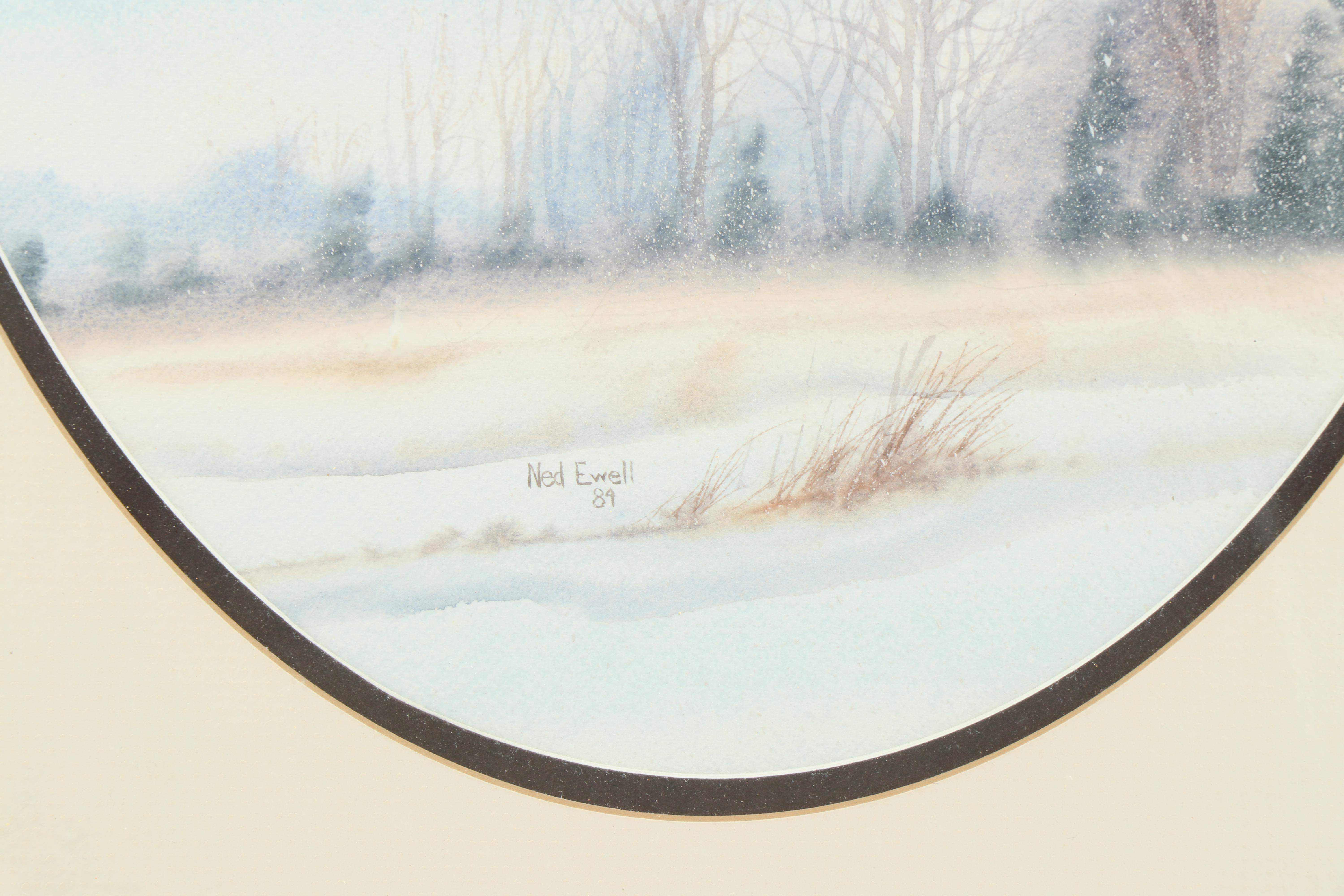 Watercolor Painting Ned Ewell