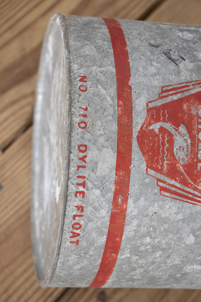 Vintage Falls City Minnow Bucket, Milk Can and Copper Hose Bucket