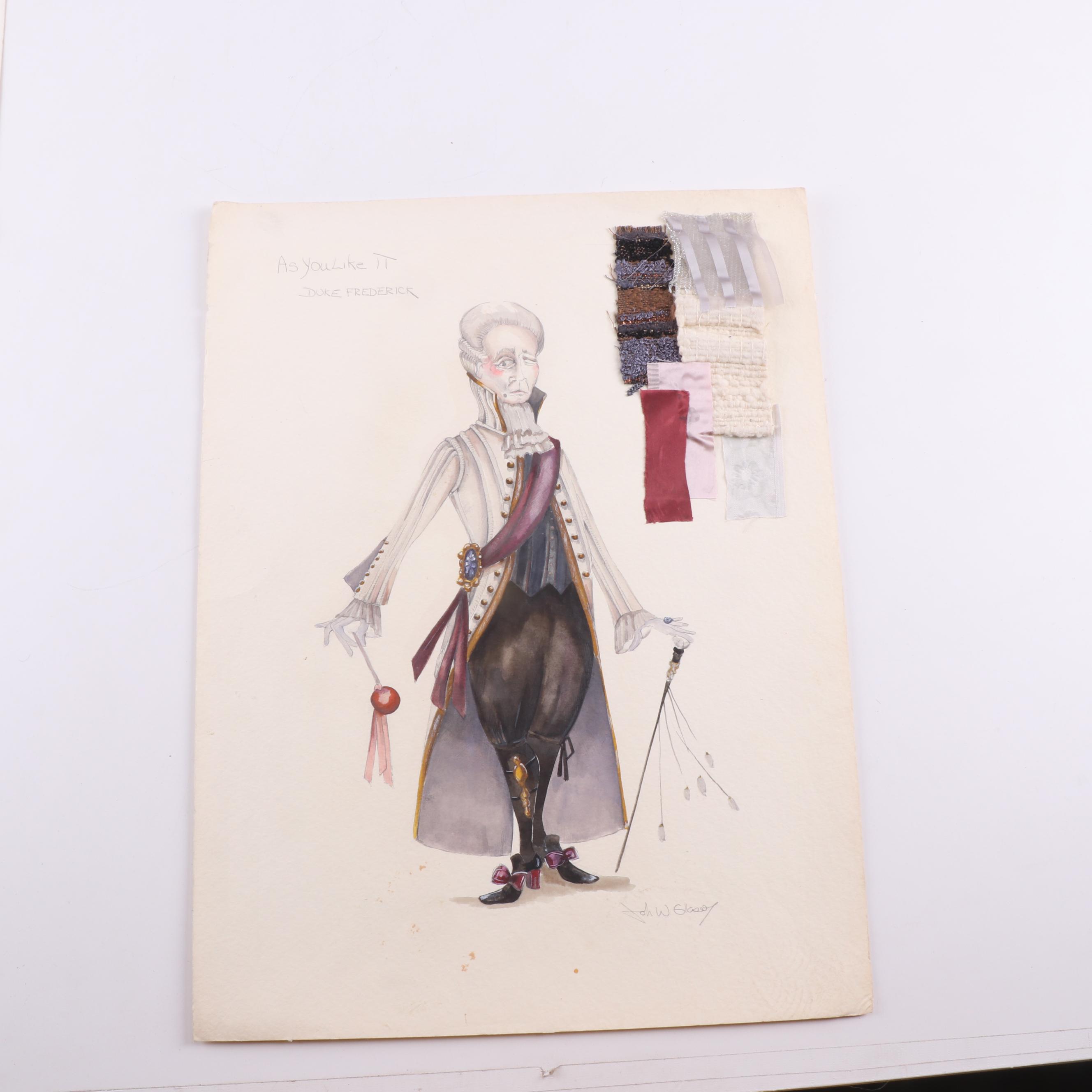 John Glaser "As You Like It" Costume Designs
