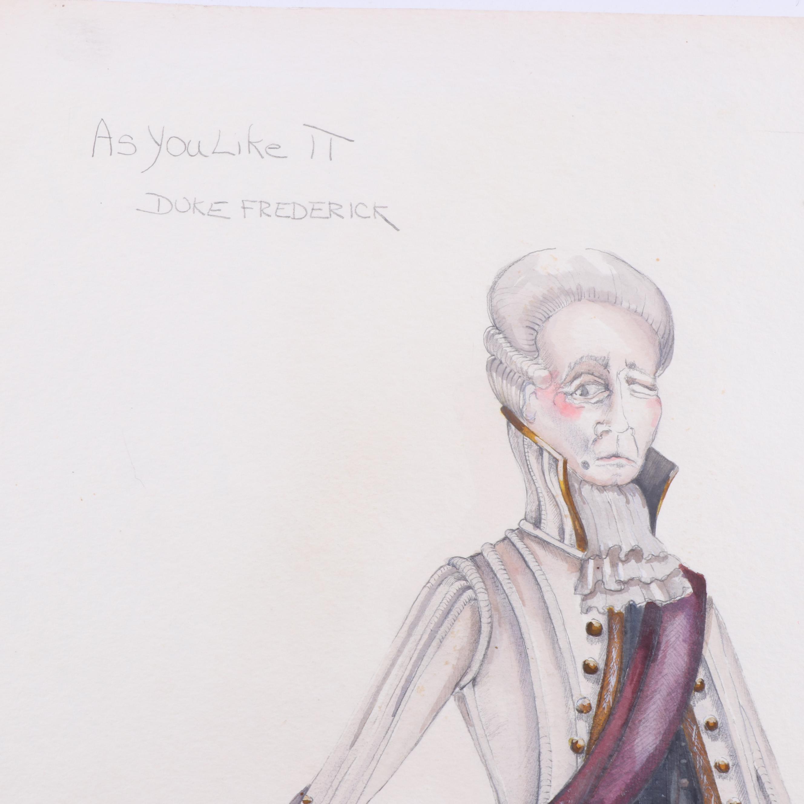 John Glaser "As You Like It" Costume Designs