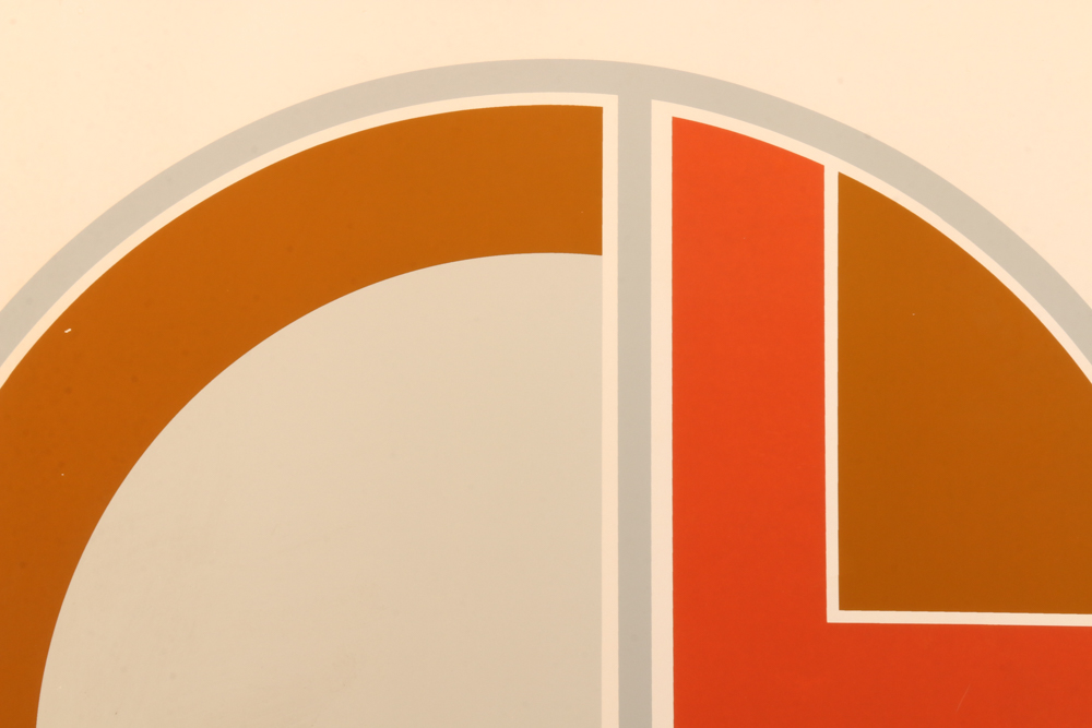 Abstract Geometric Serigraph