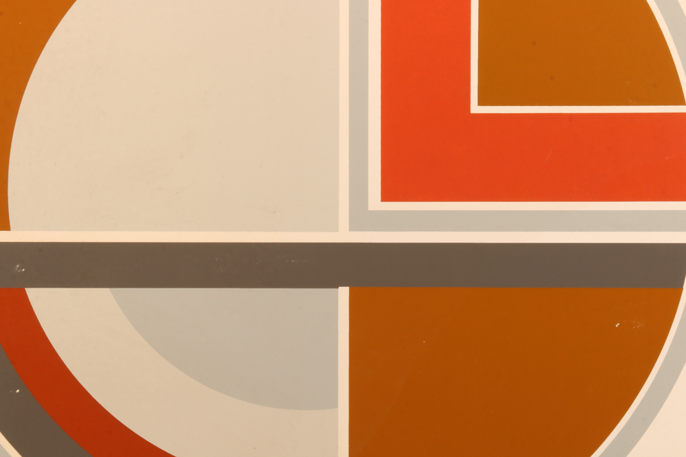 Abstract Geometric Serigraph