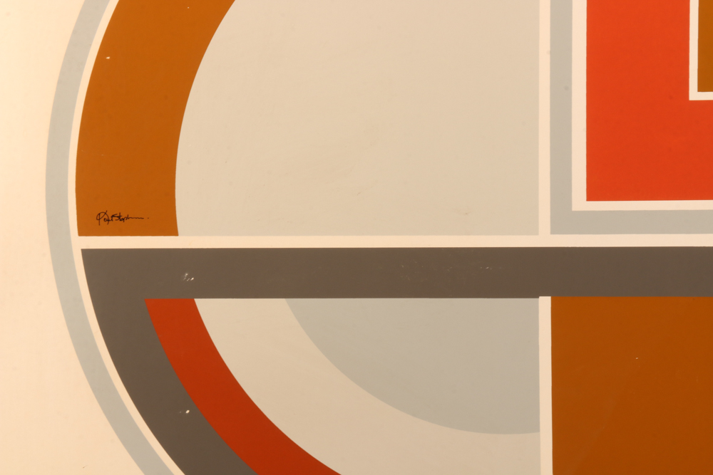 Abstract Geometric Serigraph