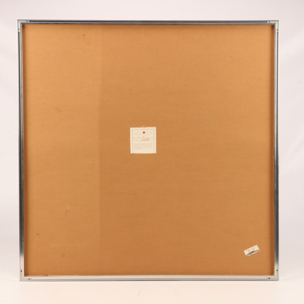 Abstract Geometric Serigraph