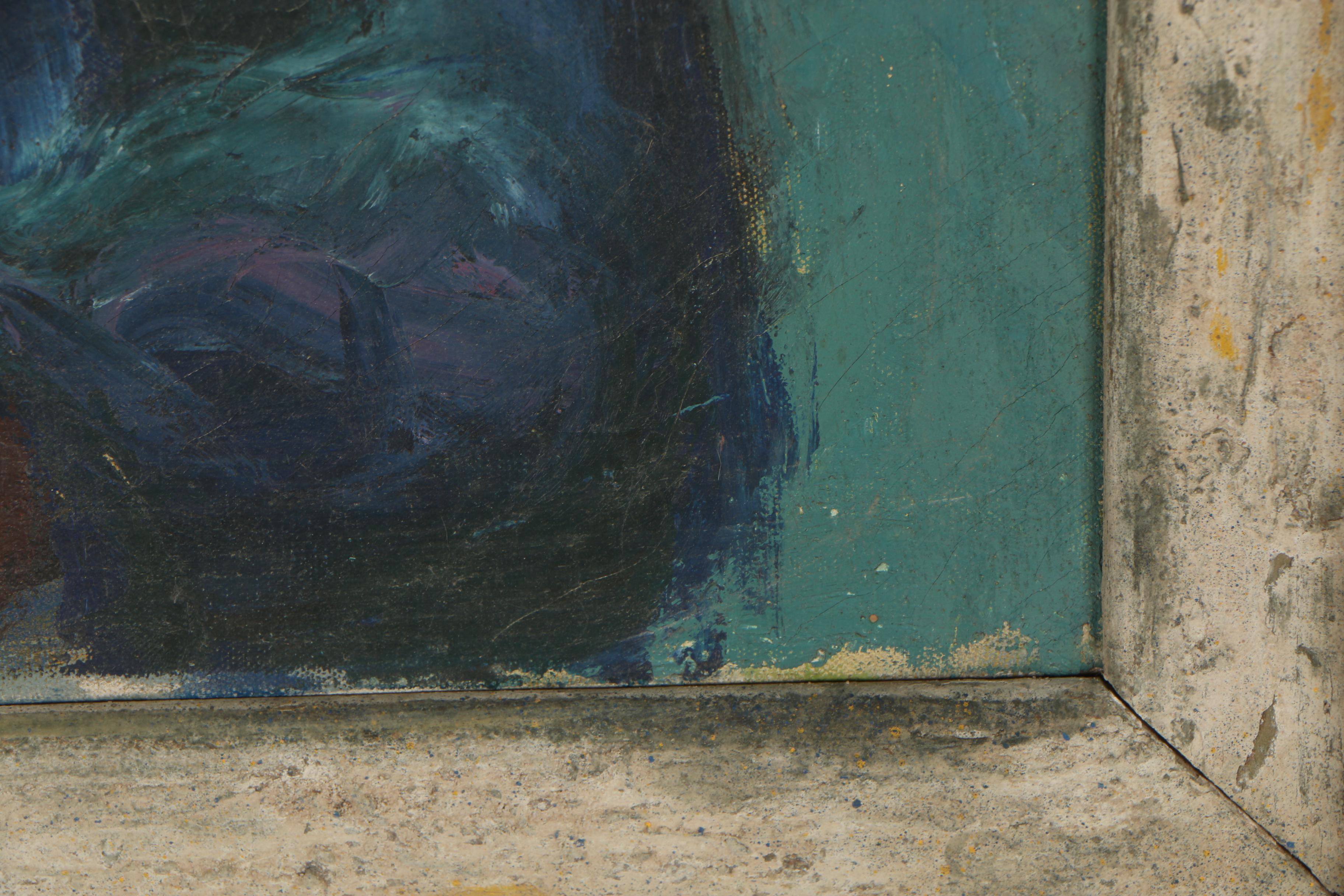 Thomas Brownell Eldred Oil Painting "Self Portrait"