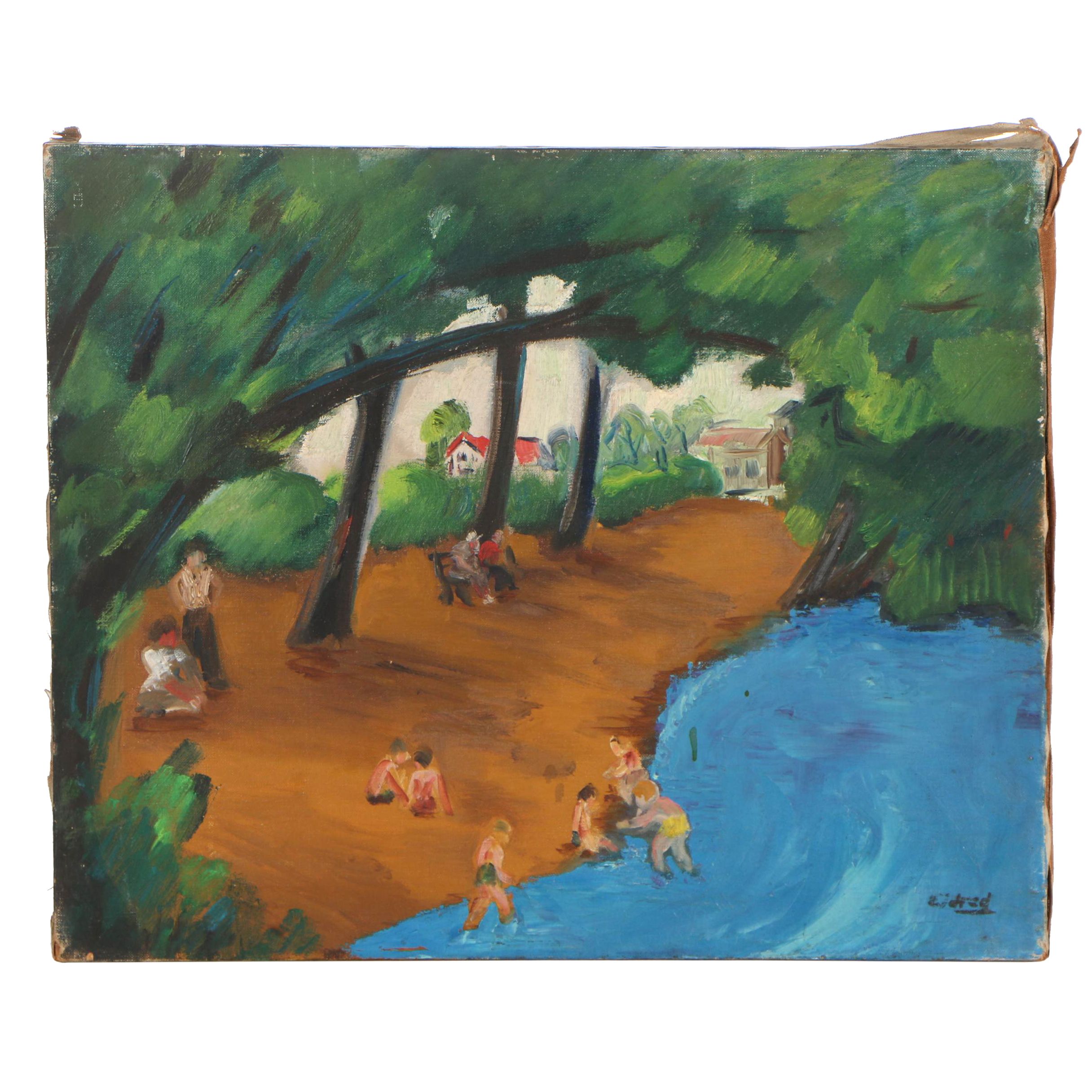 Thomas Brownell Eldred Oil Painting