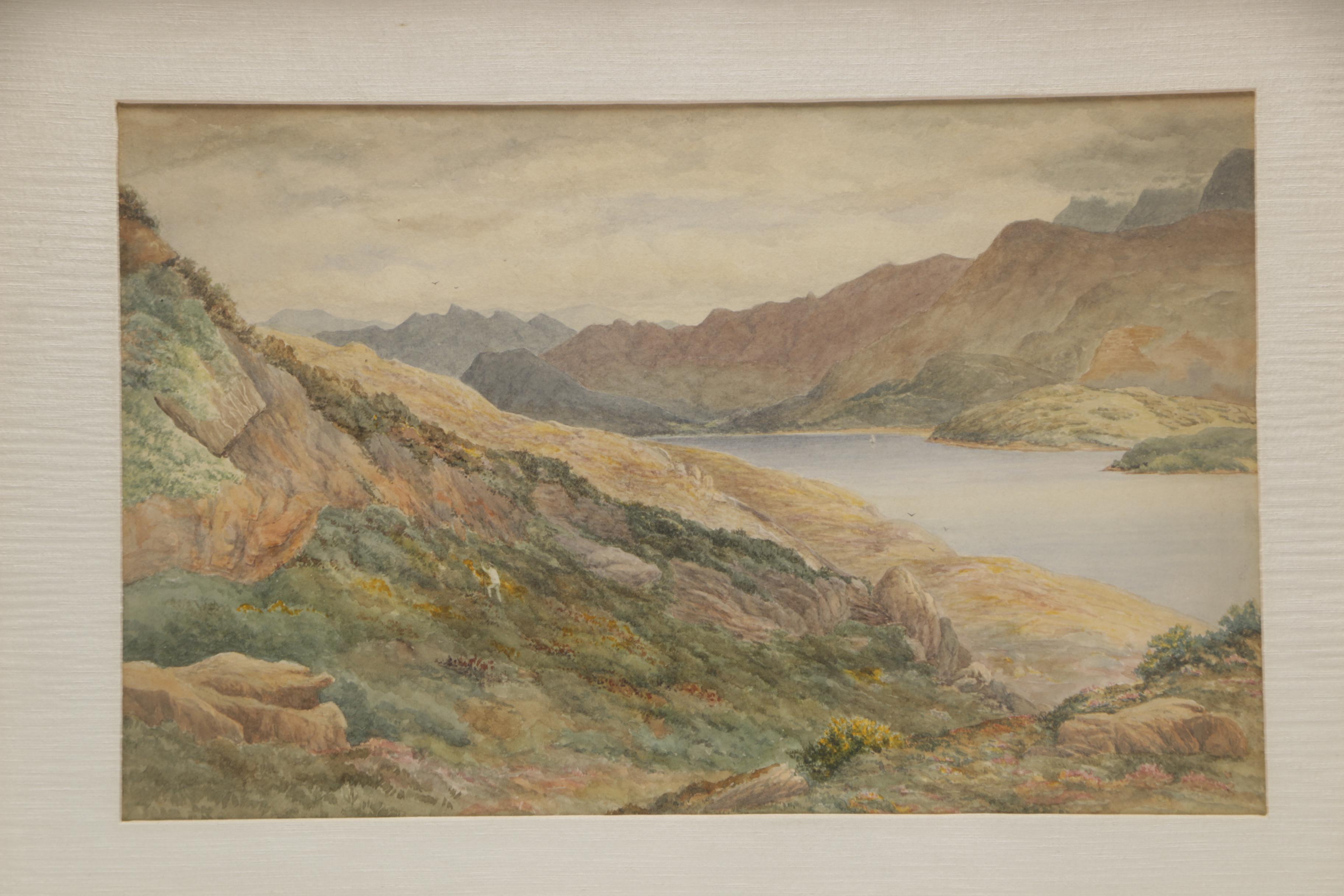 Late 19th Century British Landscape Watercolor Painting