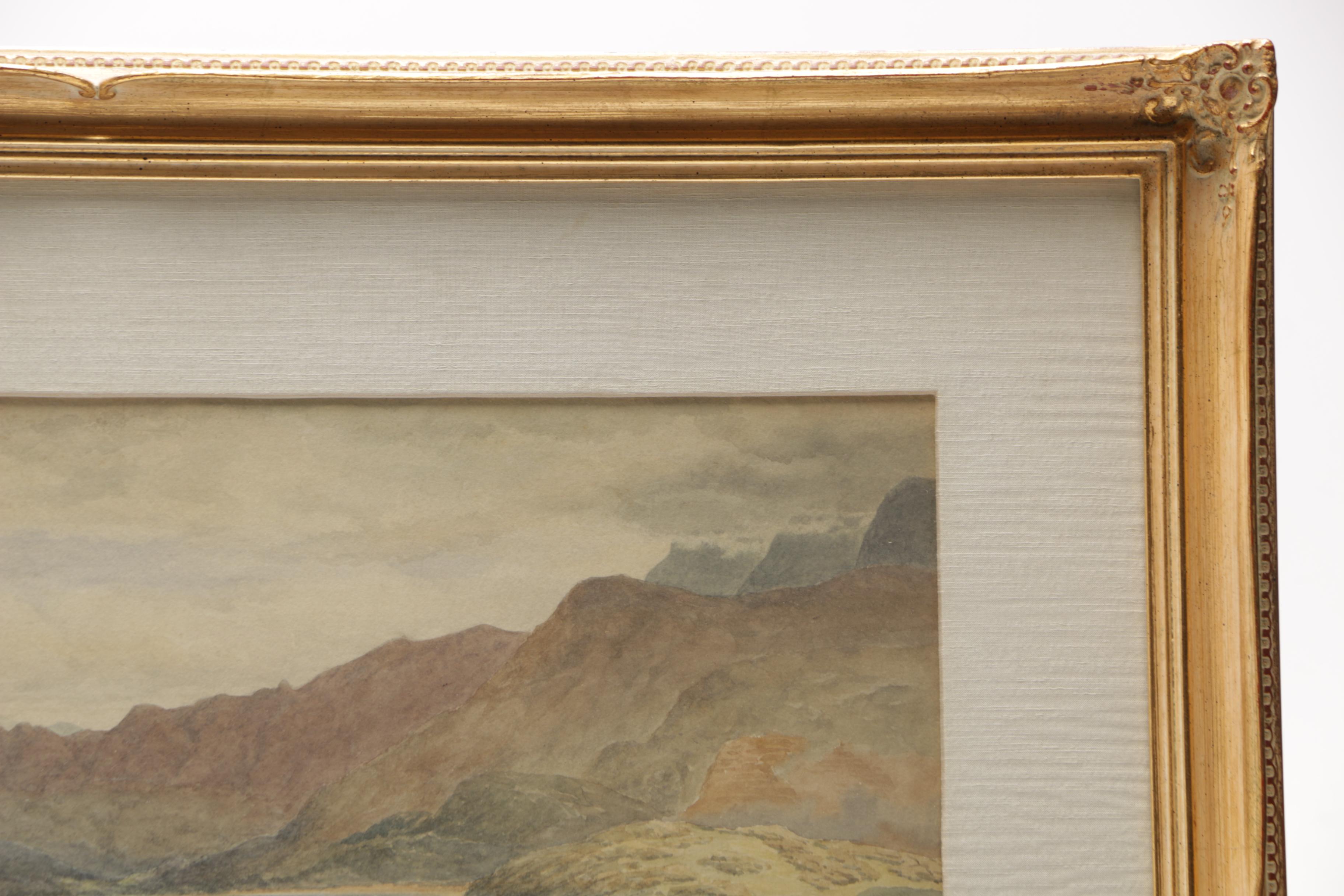 Late 19th Century British Landscape Watercolor Painting