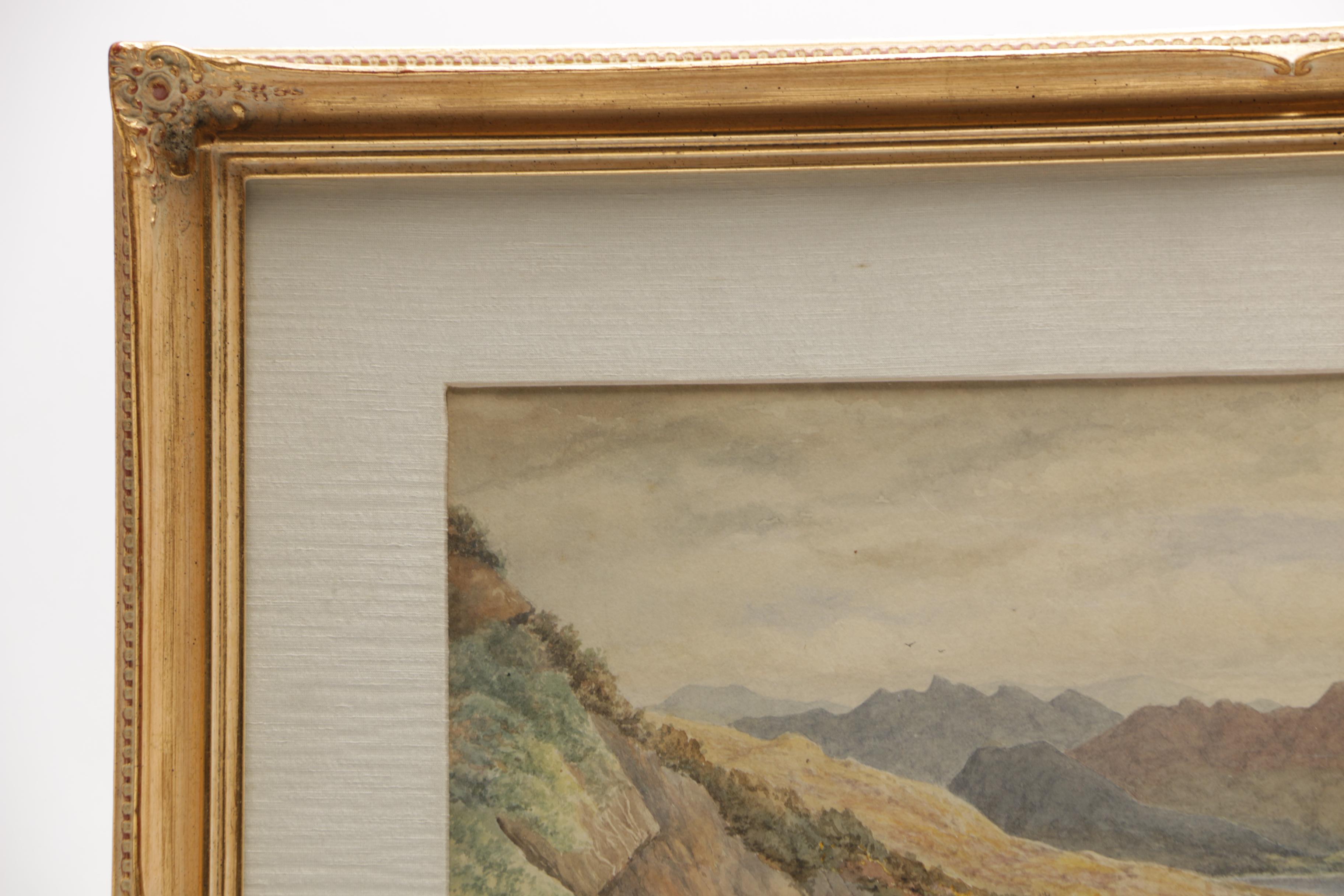 Late 19th Century British Landscape Watercolor Painting