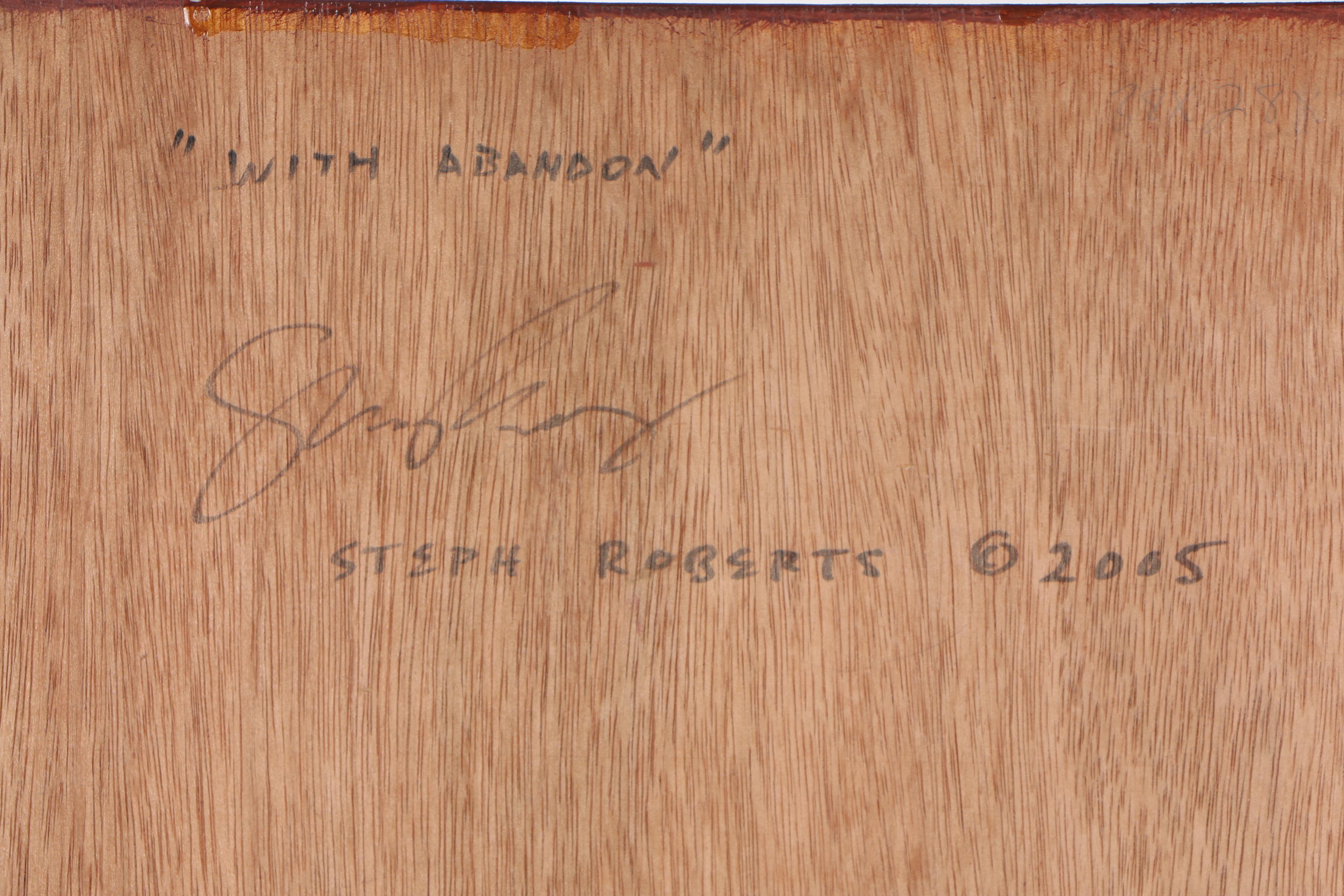 Steph Roberts Oil Painting "With Abandon"