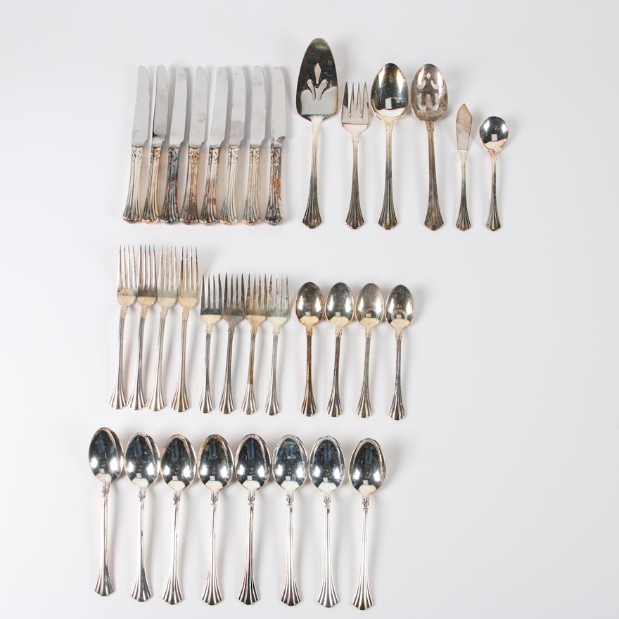 Supreme Cutlery "Classic Plumes" Silver Plate Flatware Collection