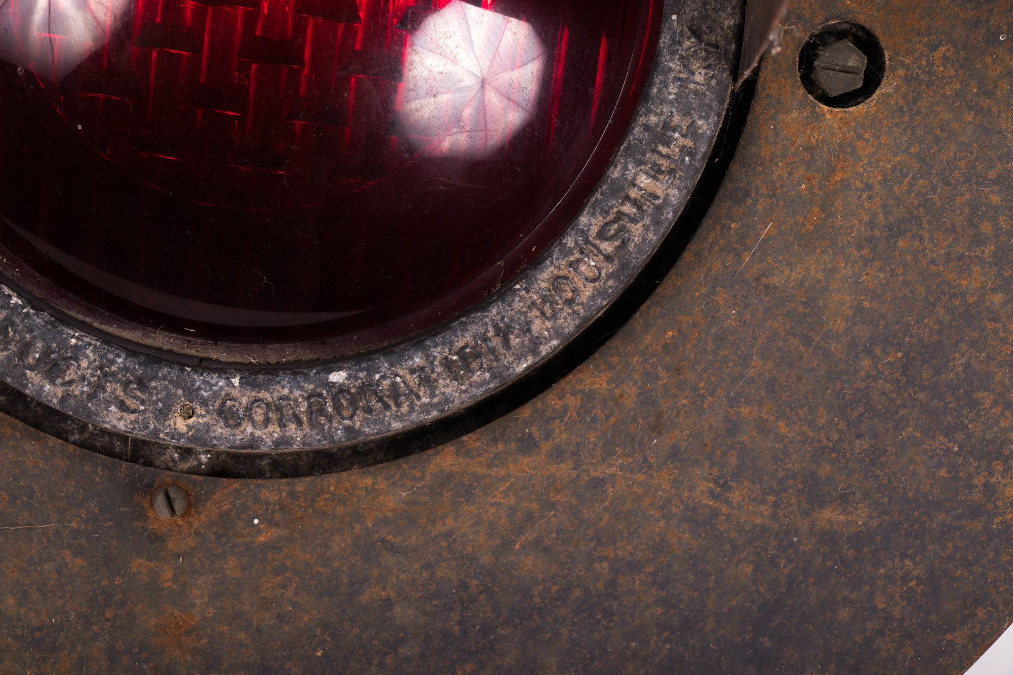 Vintage Railroad Crossing Light