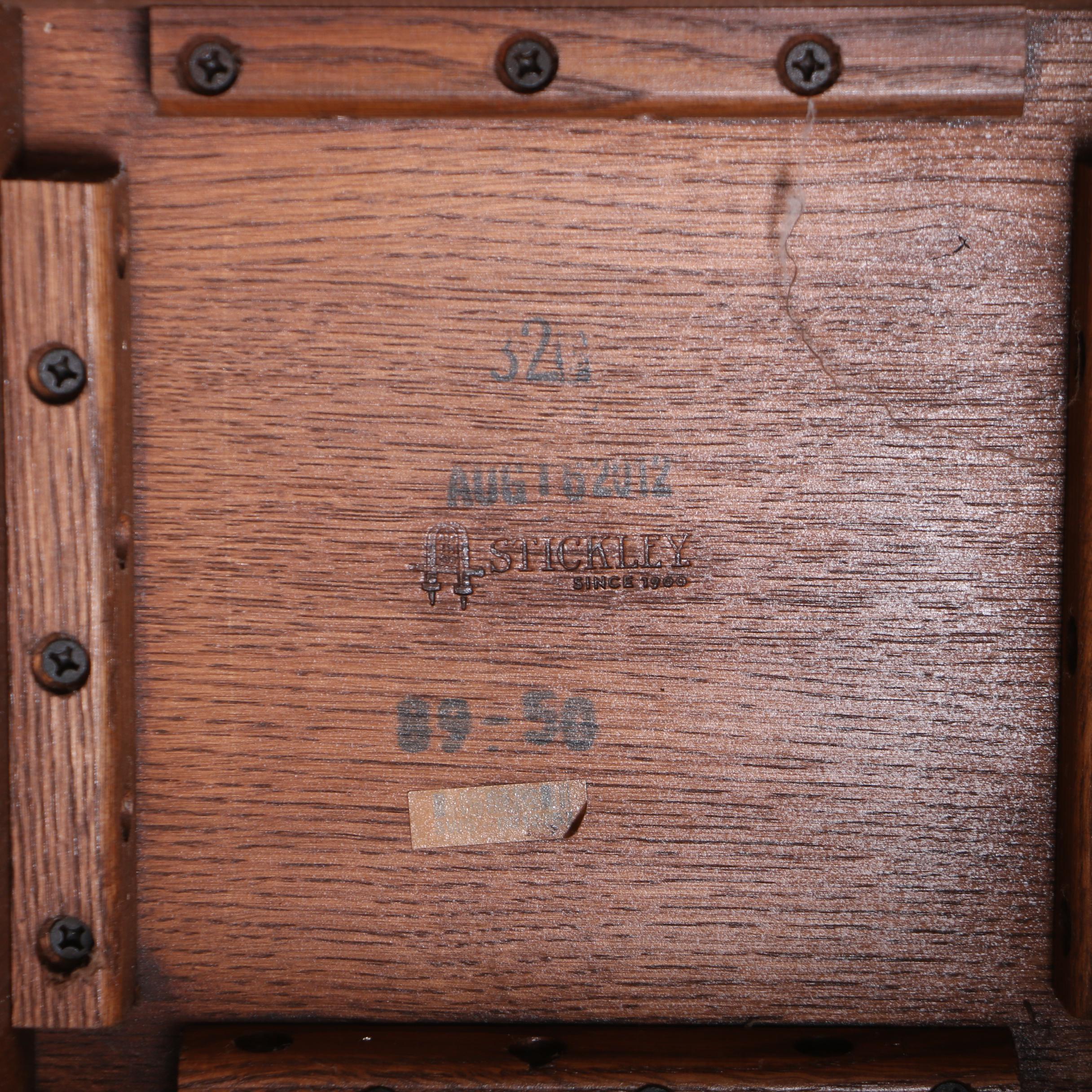Contemporary Stickley Roycroft Oak Tabouret Table