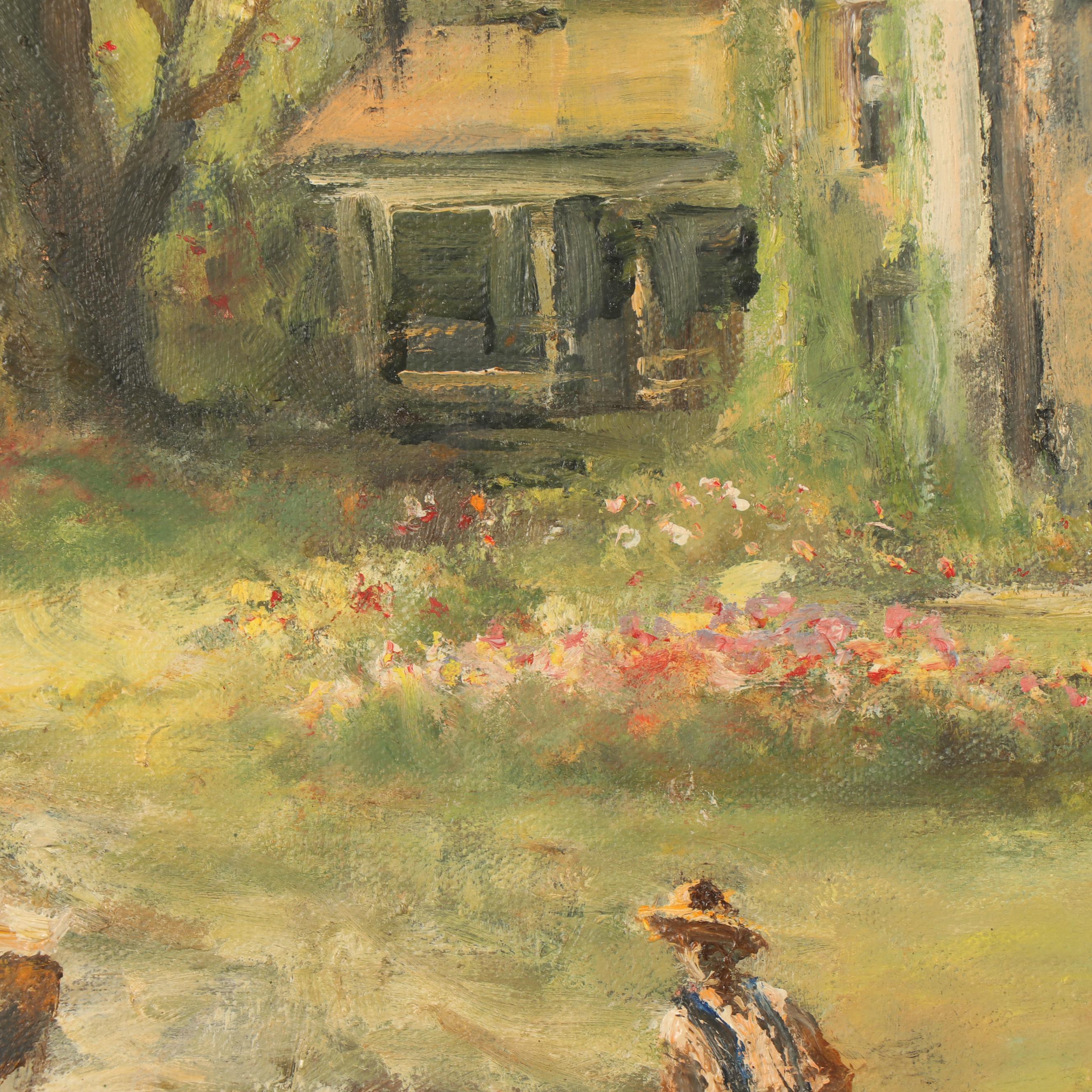 Harold "Napoleon" King Oil Painting of Southern Plantation