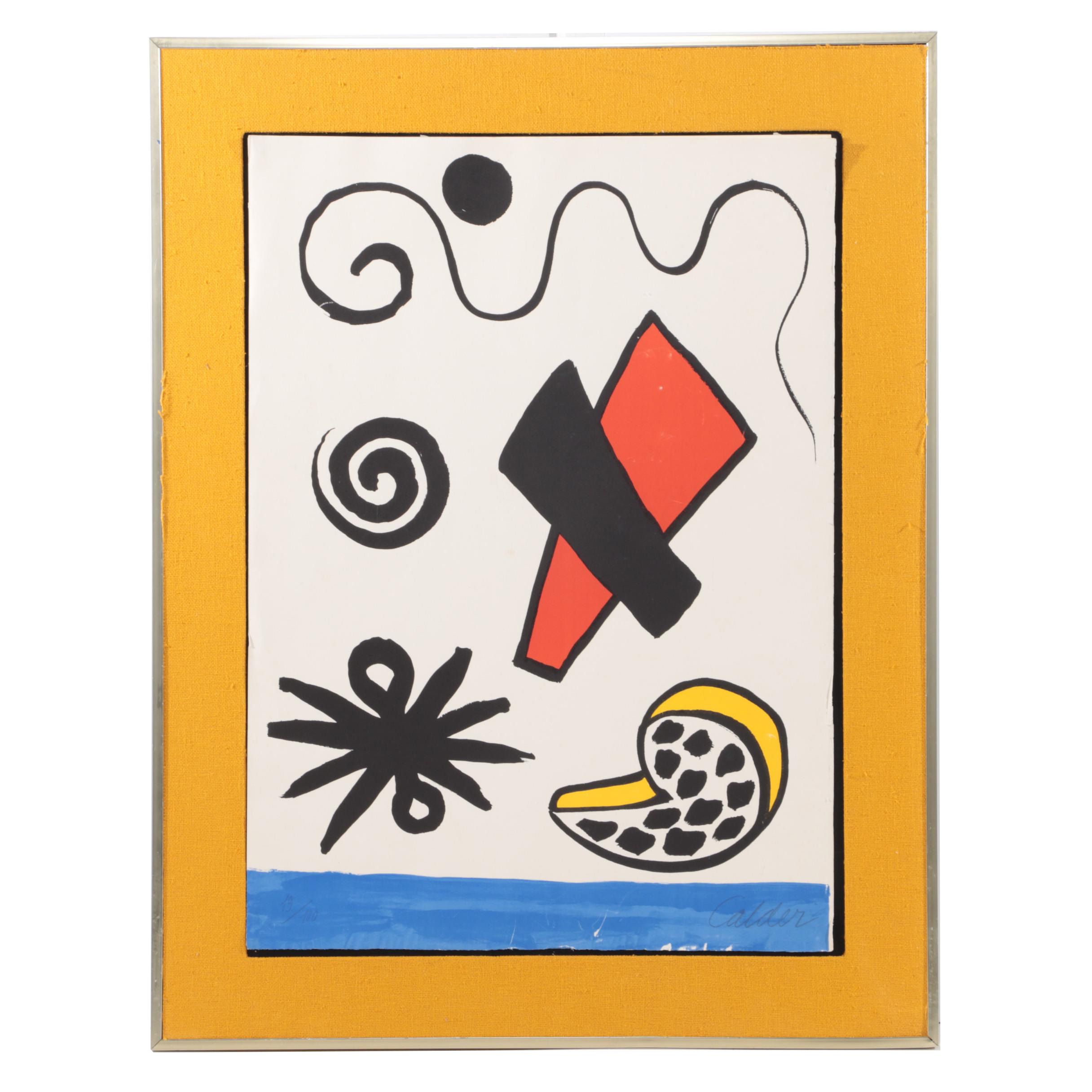 Alexander Calder Lithograph