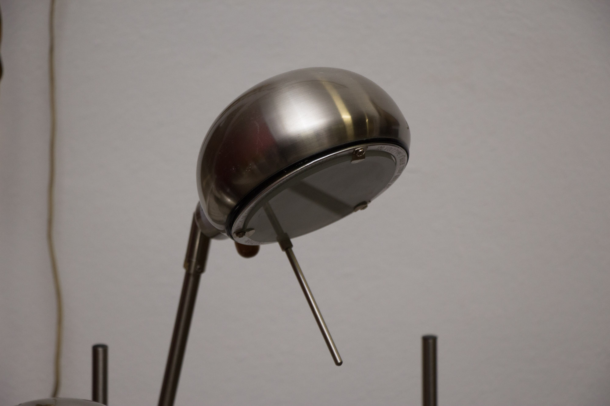 Contemporary Nickel Finish Floor Lamps