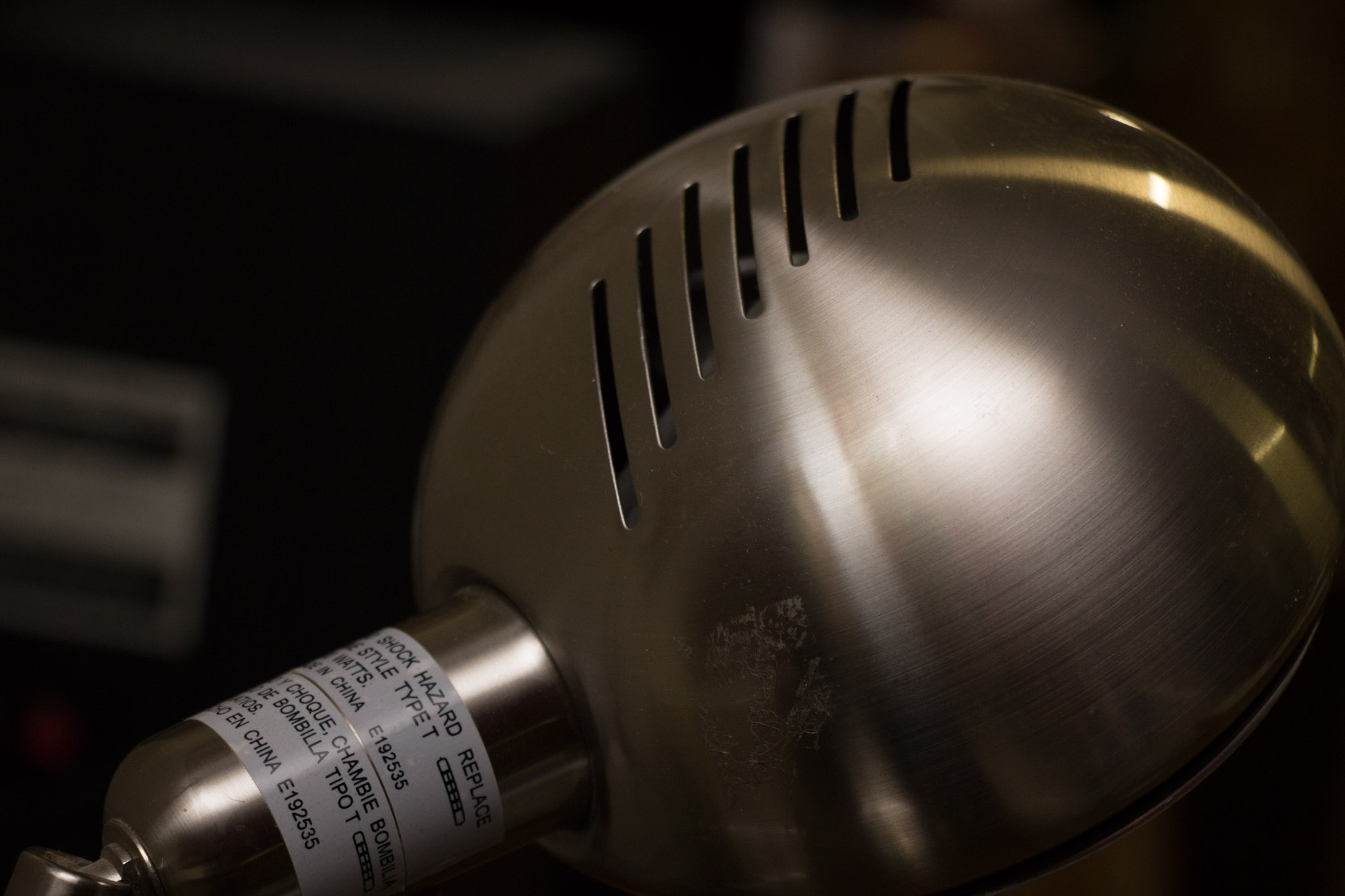 Contemporary Nickel Finish Floor Lamps