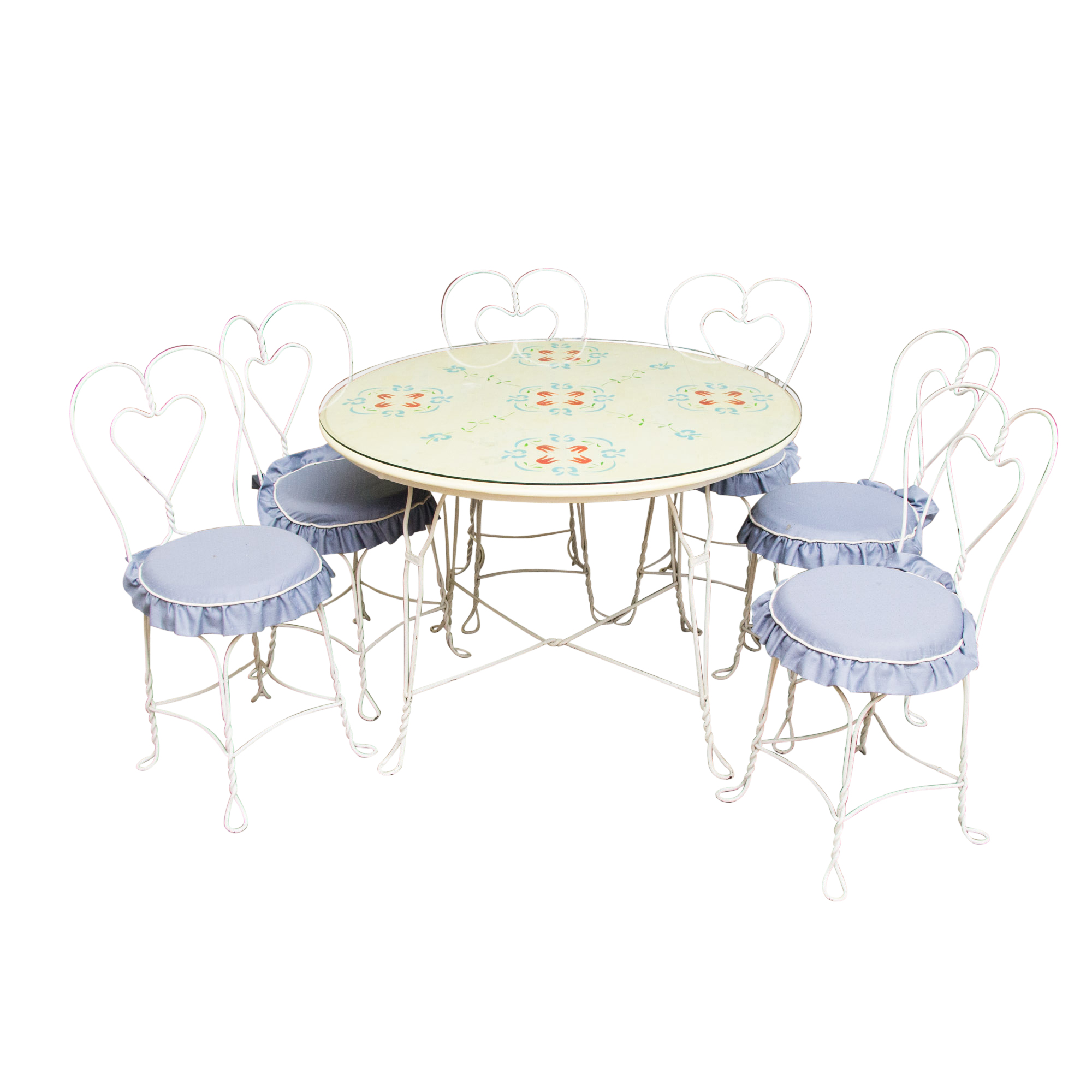 Vintage Ice Cream Parlor Table and Chairs