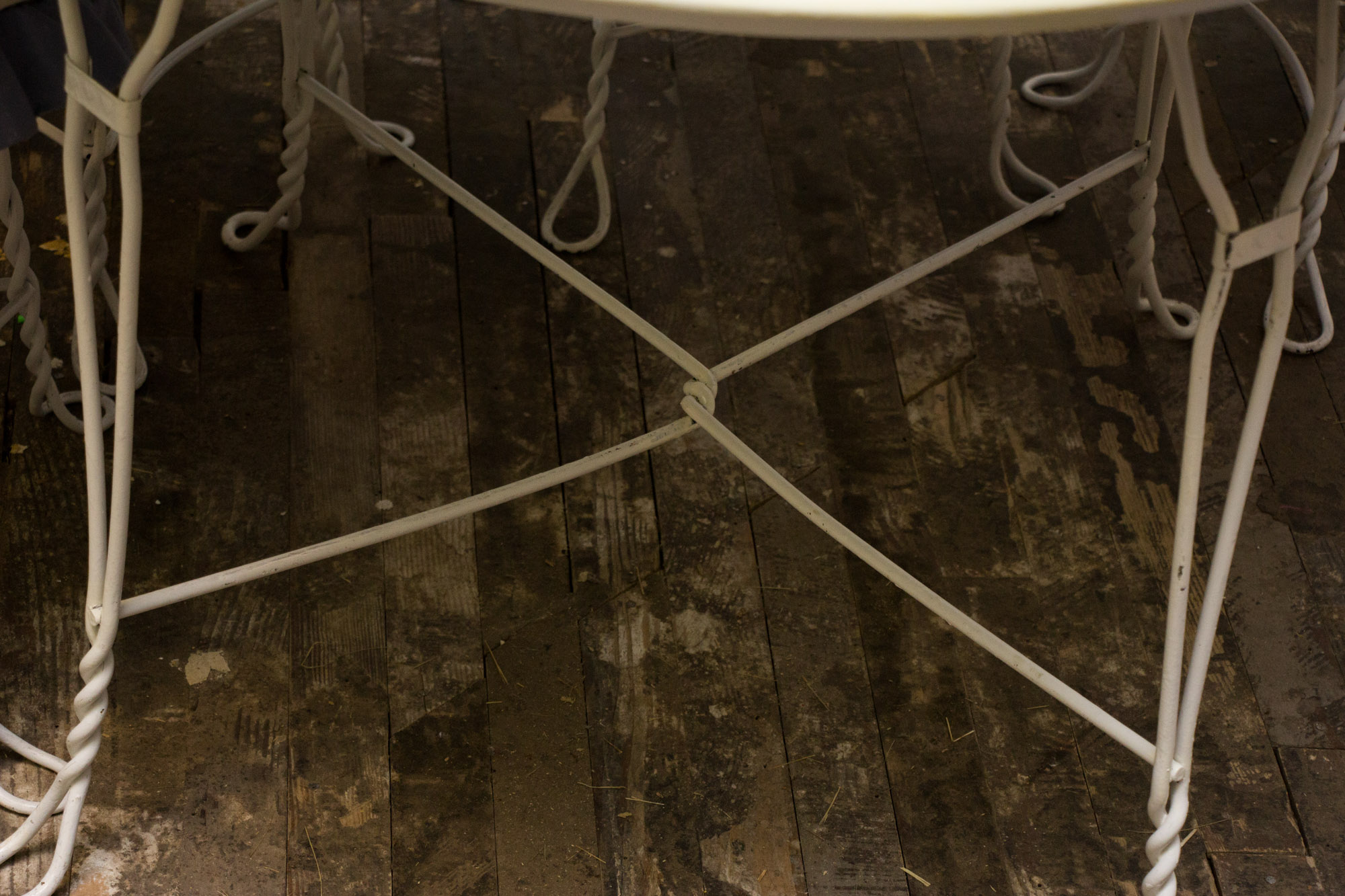 Vintage Ice Cream Parlor Table and Chairs