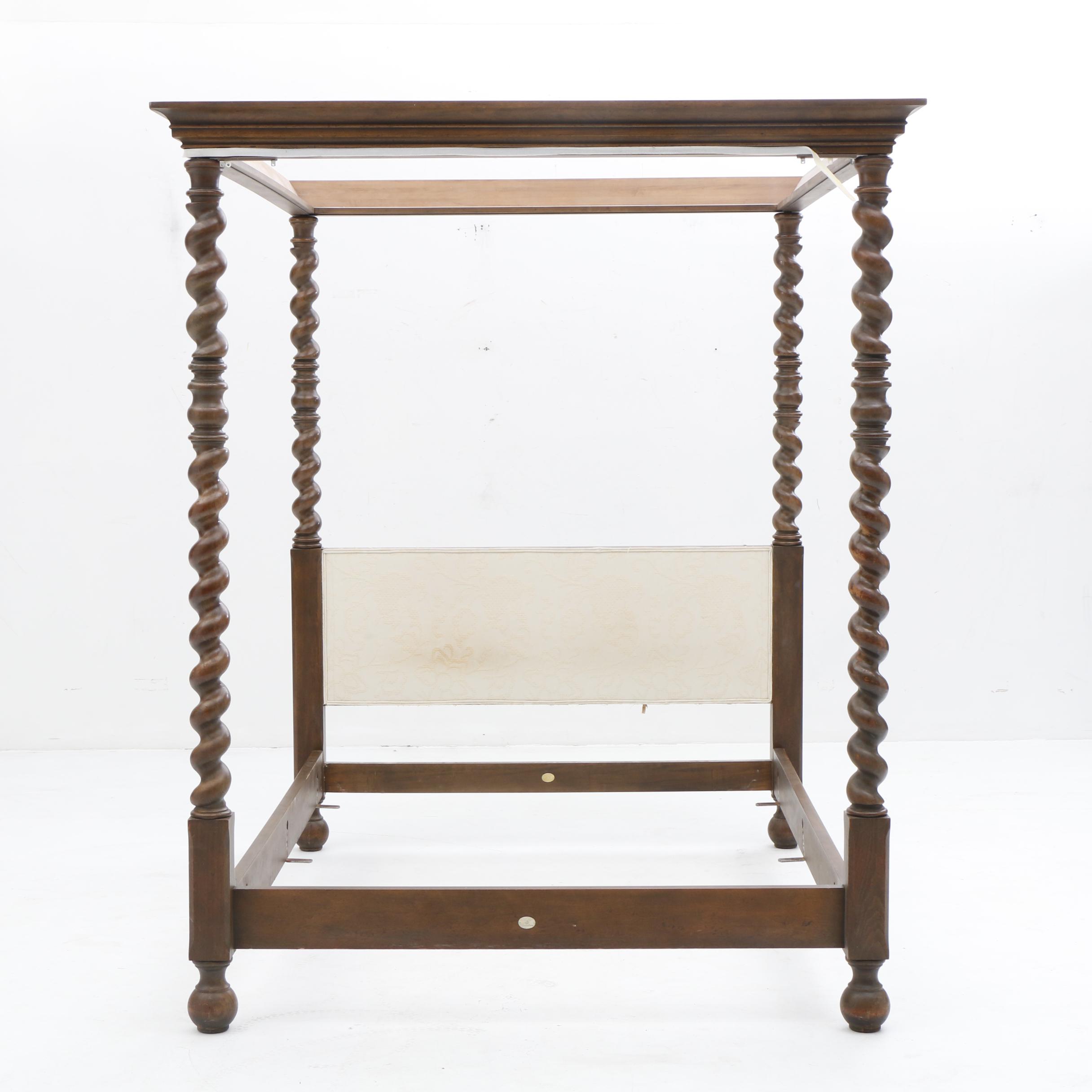 Baker Canopy Bed with Barley Twist Posts