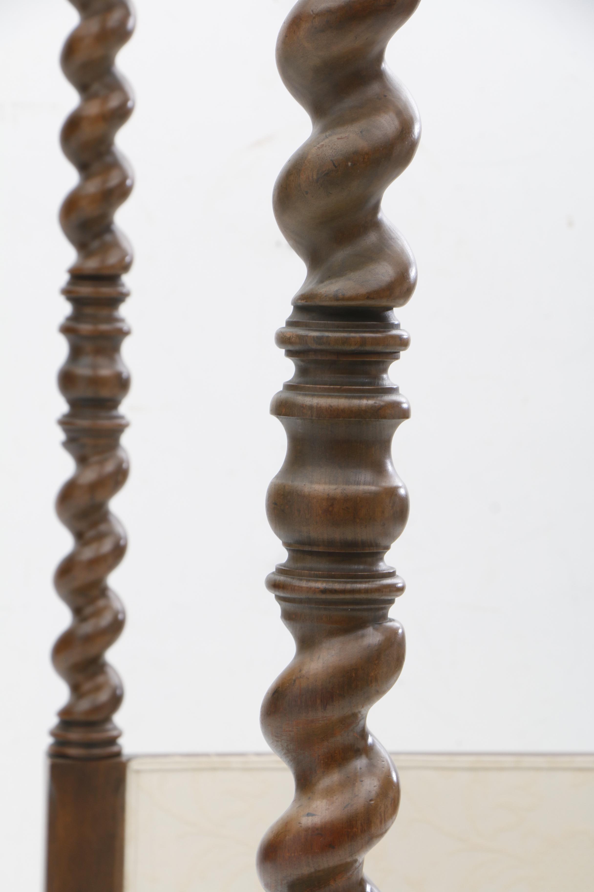 Baker Canopy Bed with Barley Twist Posts