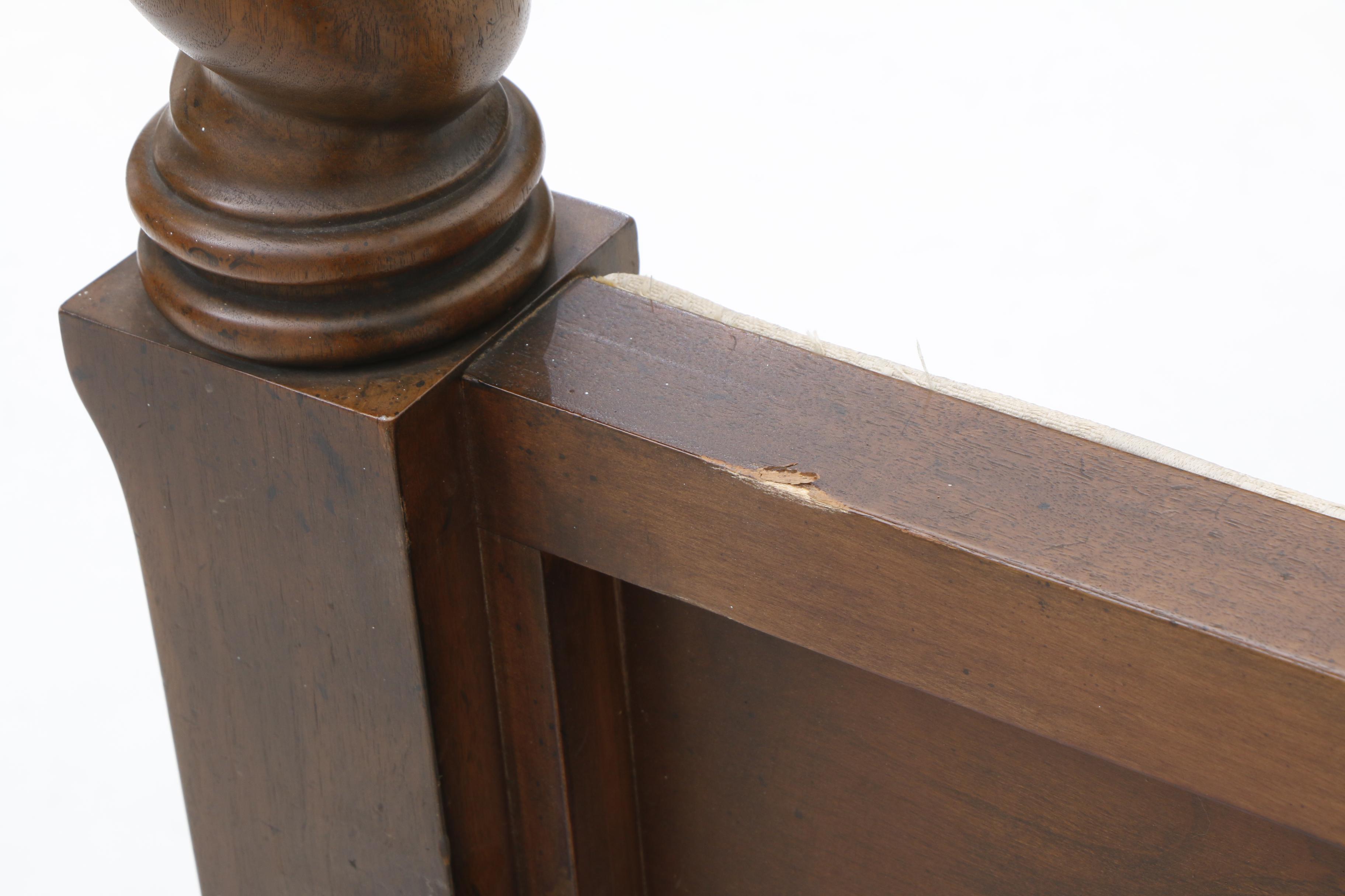 Baker Canopy Bed with Barley Twist Posts