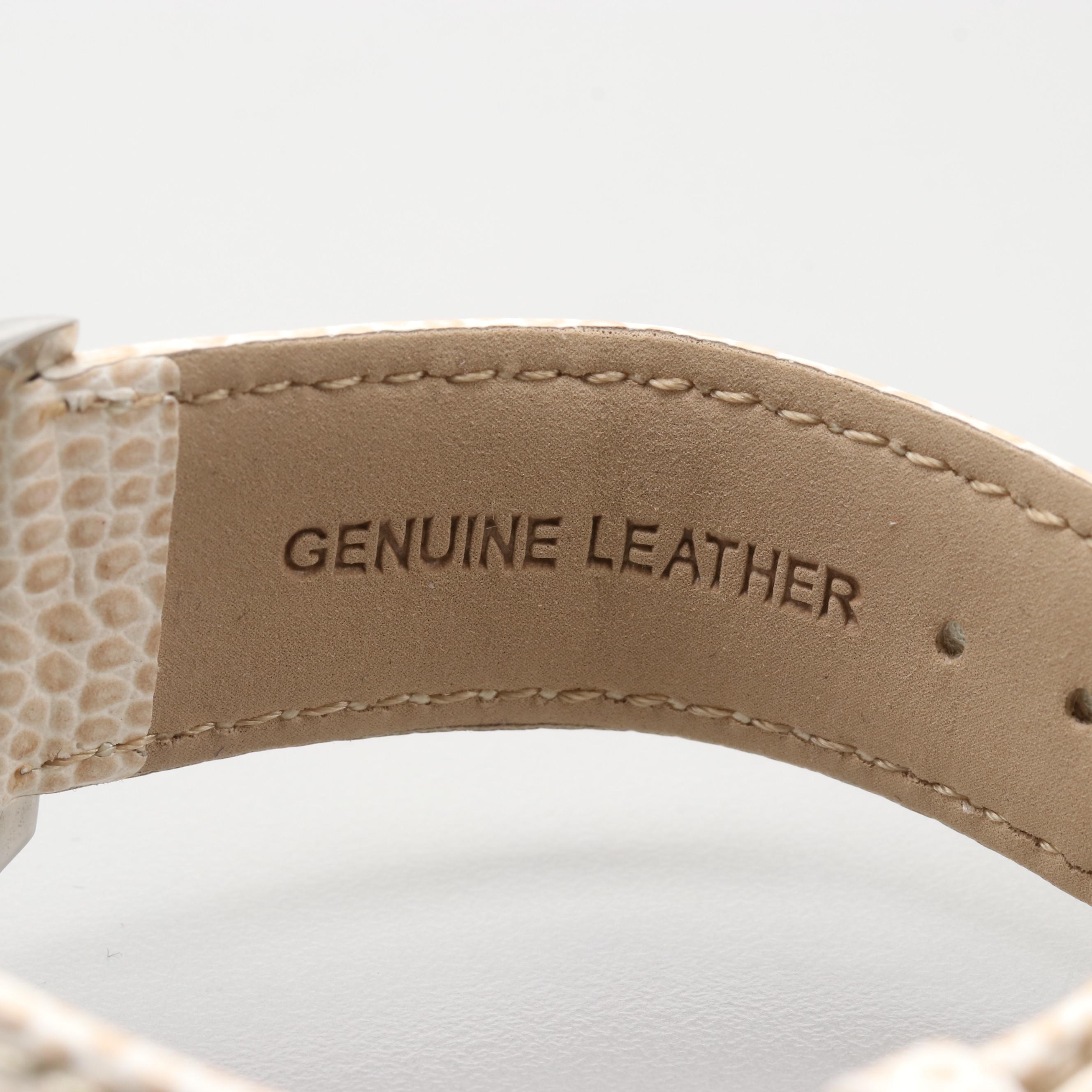 Honora Stainless Steel Watch With Mother of Pearl Dial and Pearl Bezel